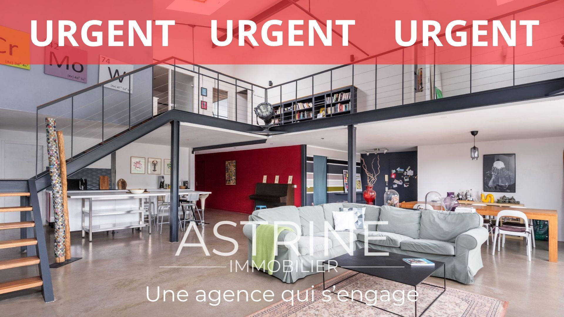 Appartement atypique de 223 m² - 4 chambres - Terrasse suspendue 54 m²