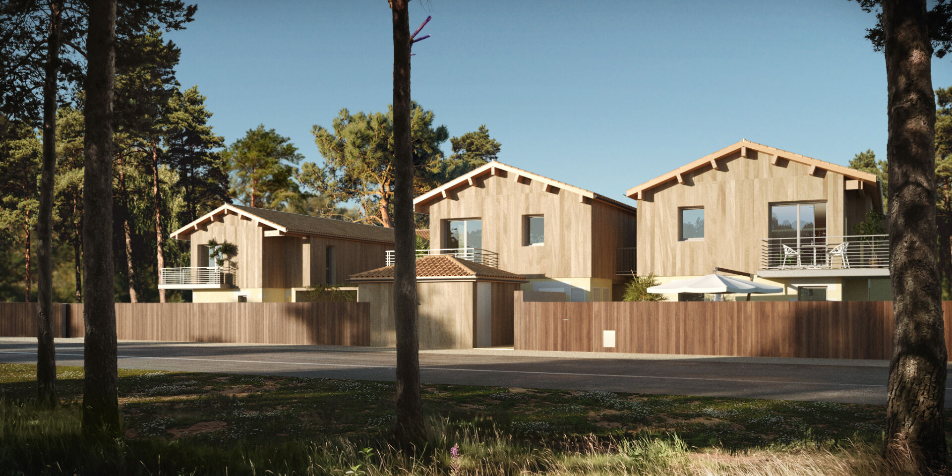 Appartement Lacanau Golf et Forêt - Duplex 3 pièces 65,45 m2 avec jardin