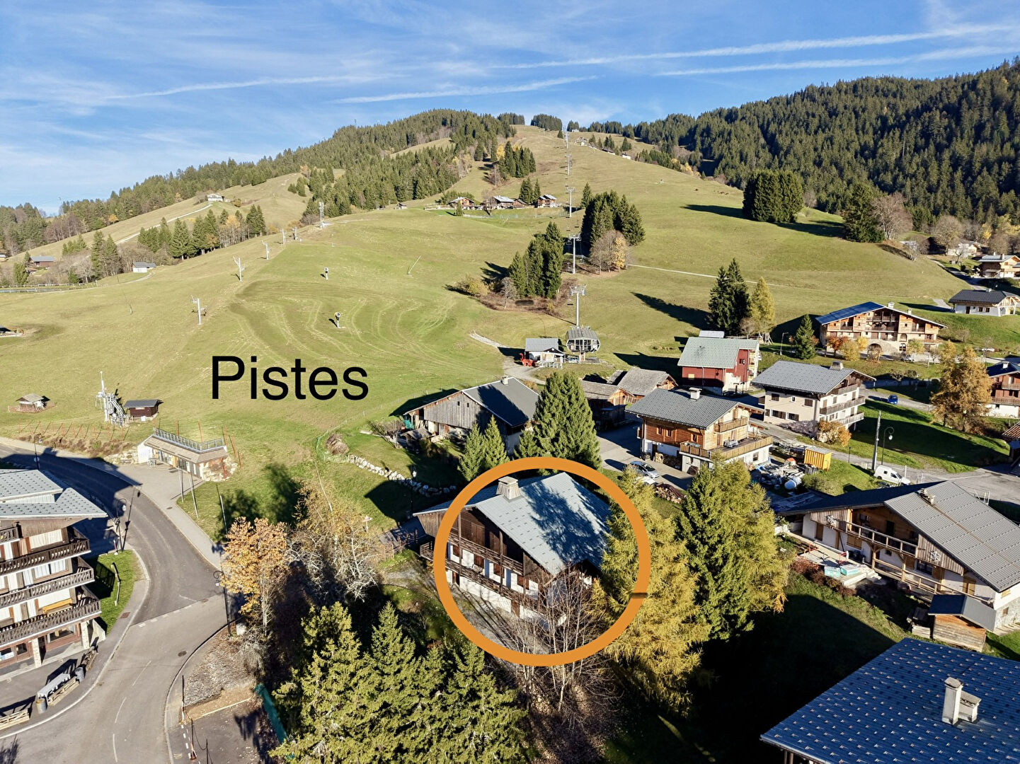 DEMI CHALET AU PIED DES PISTES DE L'ESPACE DIAMANT