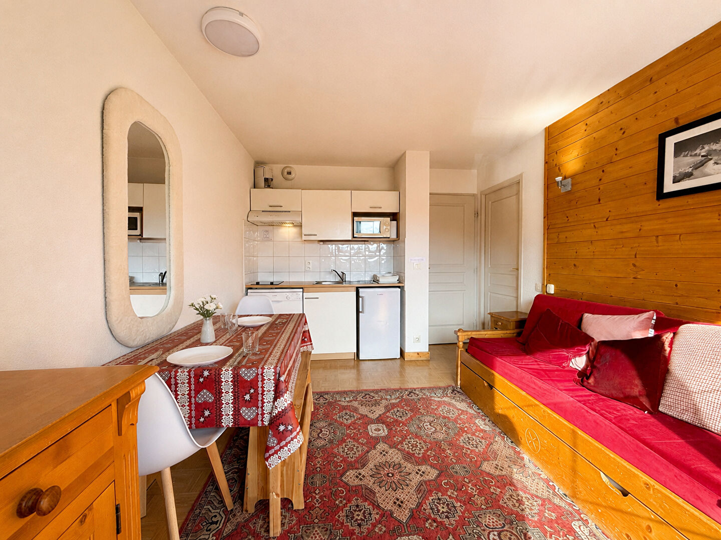 
APPARTEMENT DEUX PIECES FRONT DE NEIGE ESPACE DIAMANT
