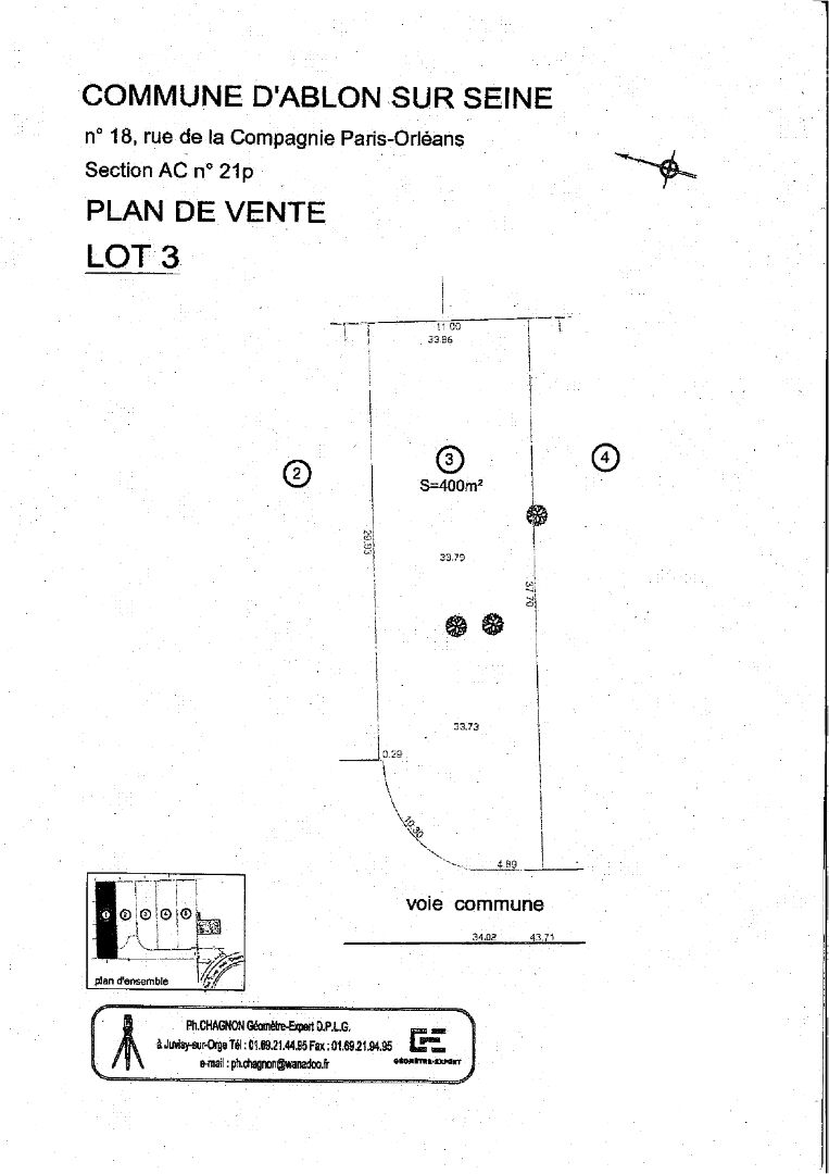 Photo Terrain à Bâtir Ablon Sur Seine 400 m2 image 5/6