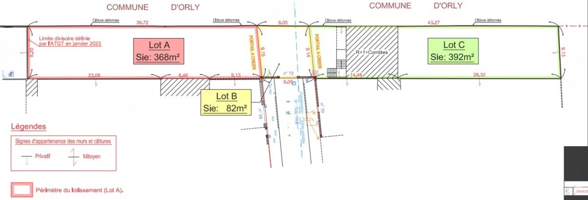 Photo Terrain à Bâtir Villeneuve Le Roi 368 m2 image 3/3