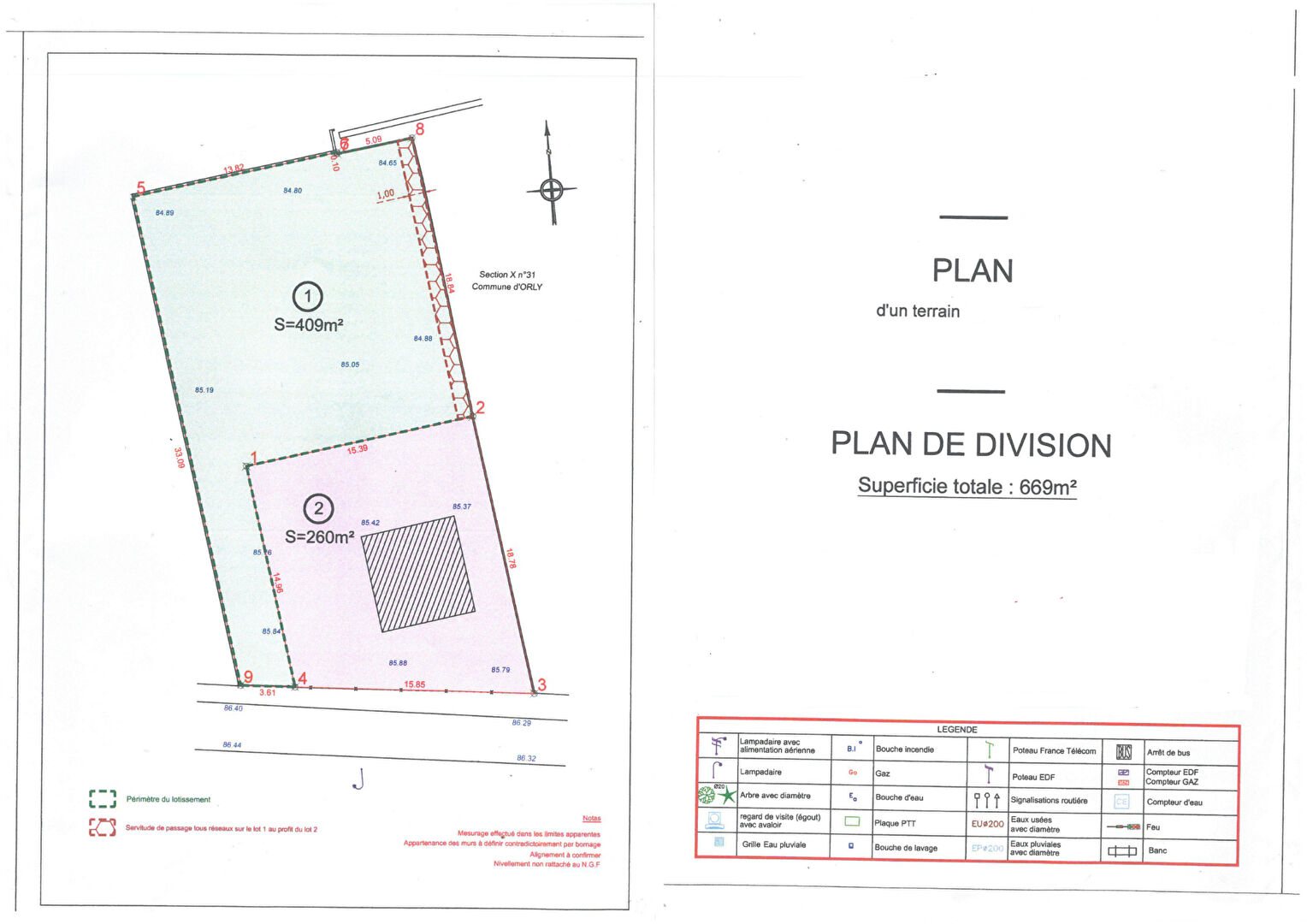 Photo Terrain constructible viabilisé Orly 409 m2 (Hors zone de bruit PEB ORLY) image 6/6