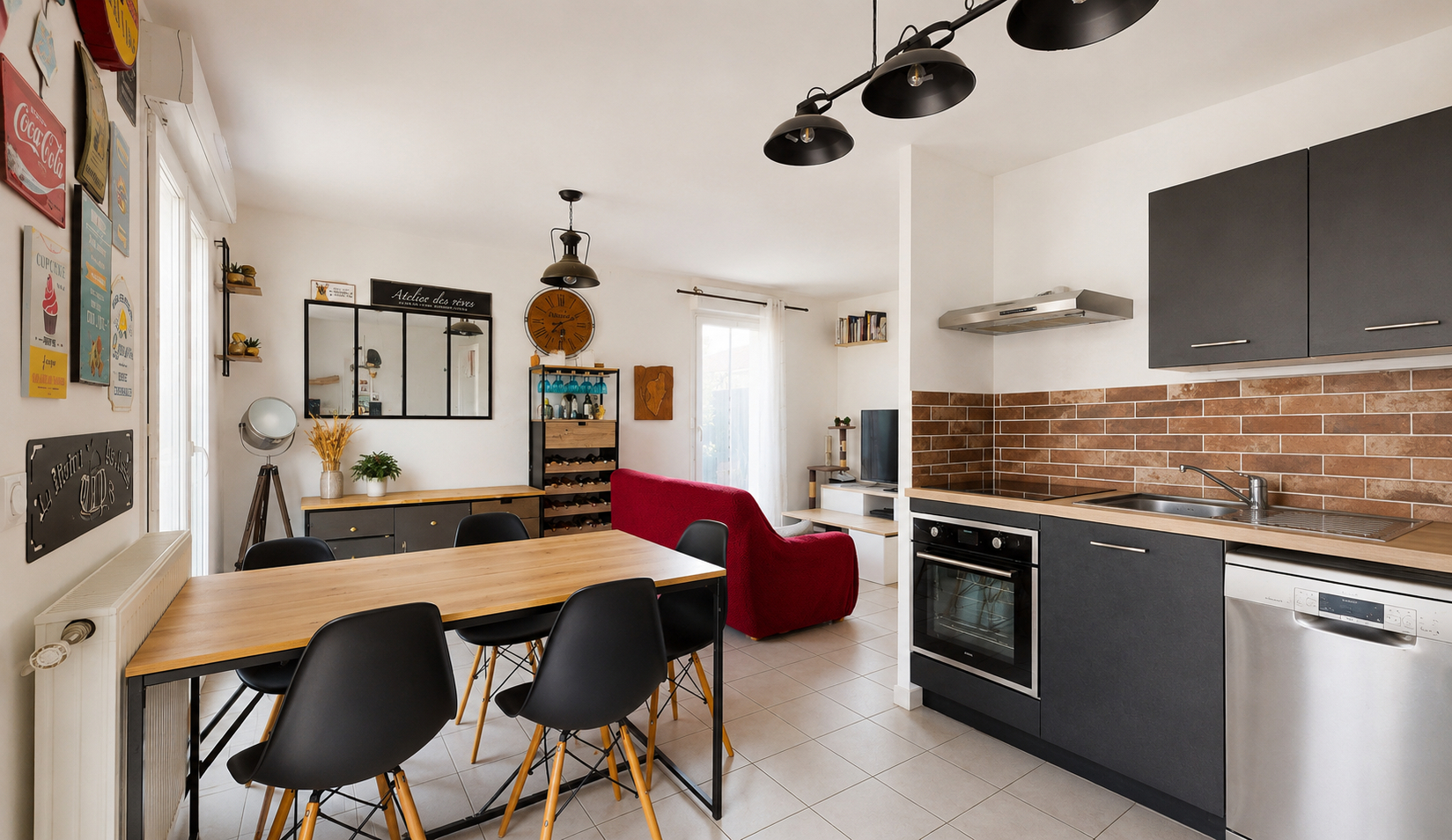 APPARTEMENT DUPLEX 3 PIECES 2 CHAMBRES AVEC JARDIN