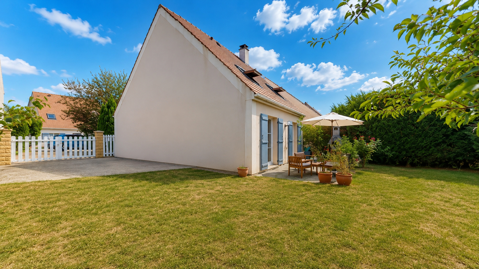 Maison familiale 3 chambres avec jardin et garage - Linas