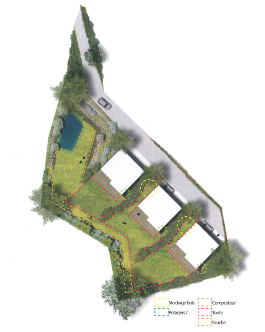 Photo Terrain St Aubin Celloville 1600 m2 image 3/6