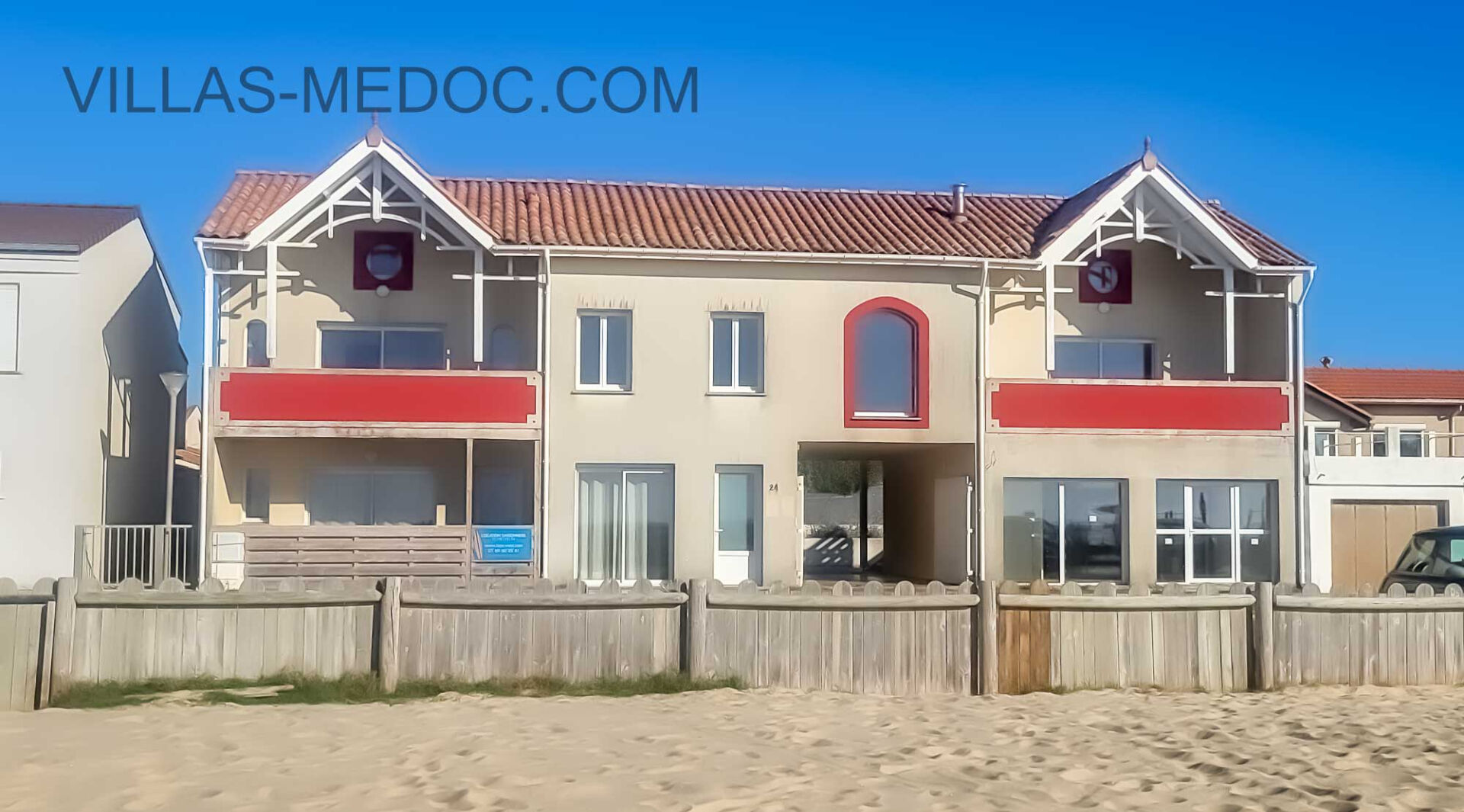 MONTALIVET  - VILLA EN FRONT DE MER