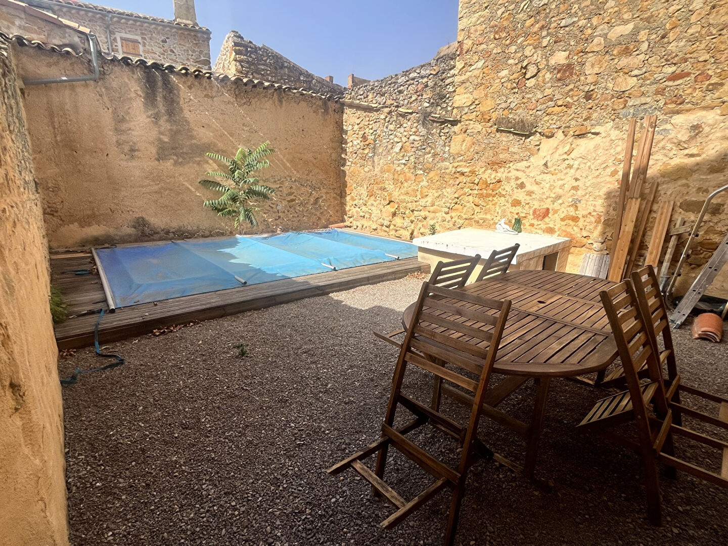 Photo Maison en pierre  Bizanet T4 avec piscine image 1/6