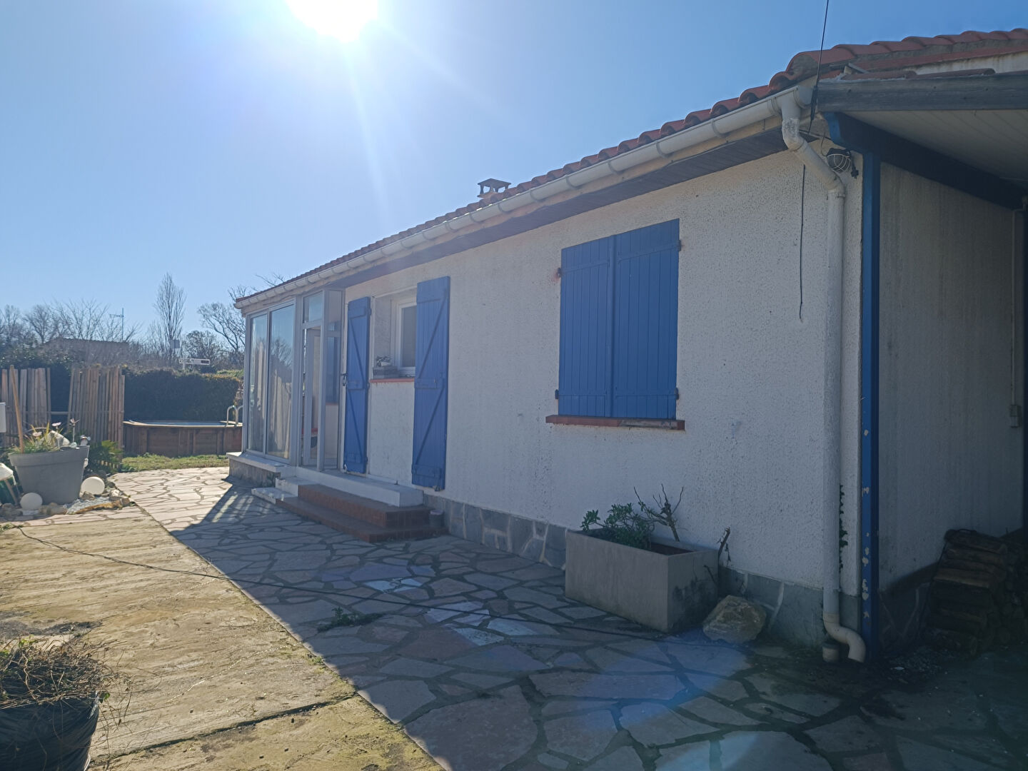 Photo Maison plain pied  Cuxac D Aude 4 pièce(s) 700 m2 terrain image 4/6