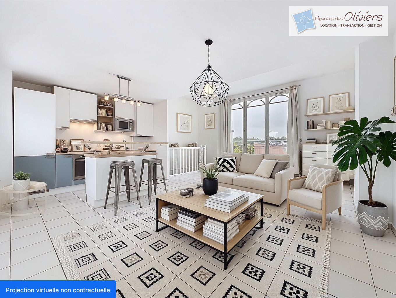 Appartement  Duplex 3 pièces -  66.74 m2 - Villaroy