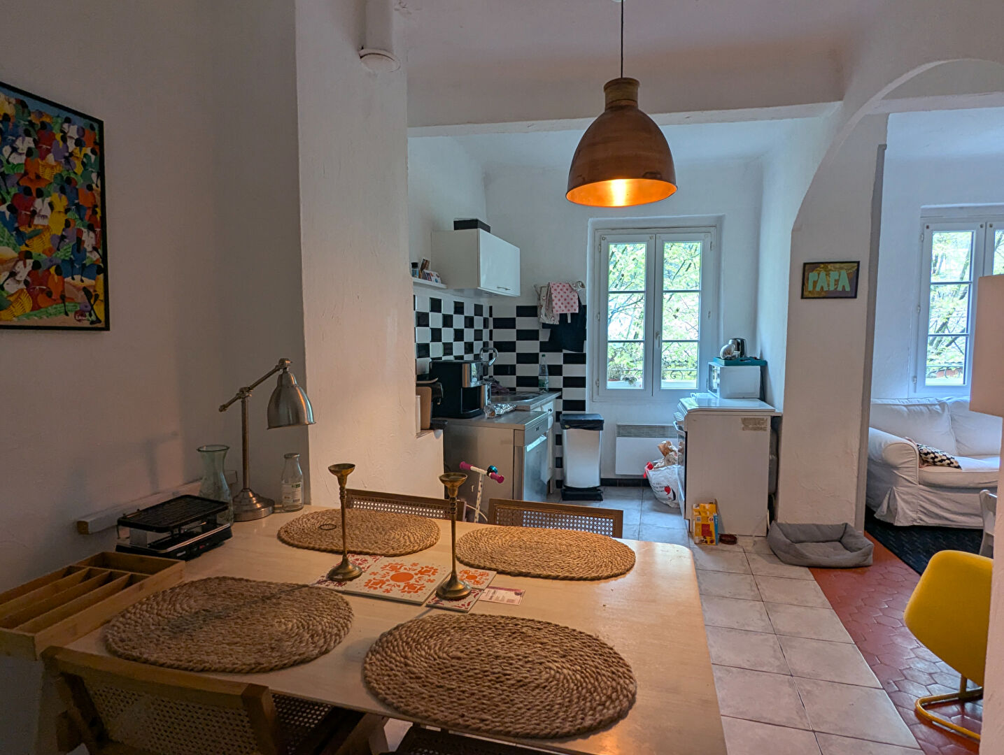 SALERNES appartement vendu LOUE, 3 pièces de 58.95 m² avec grenier