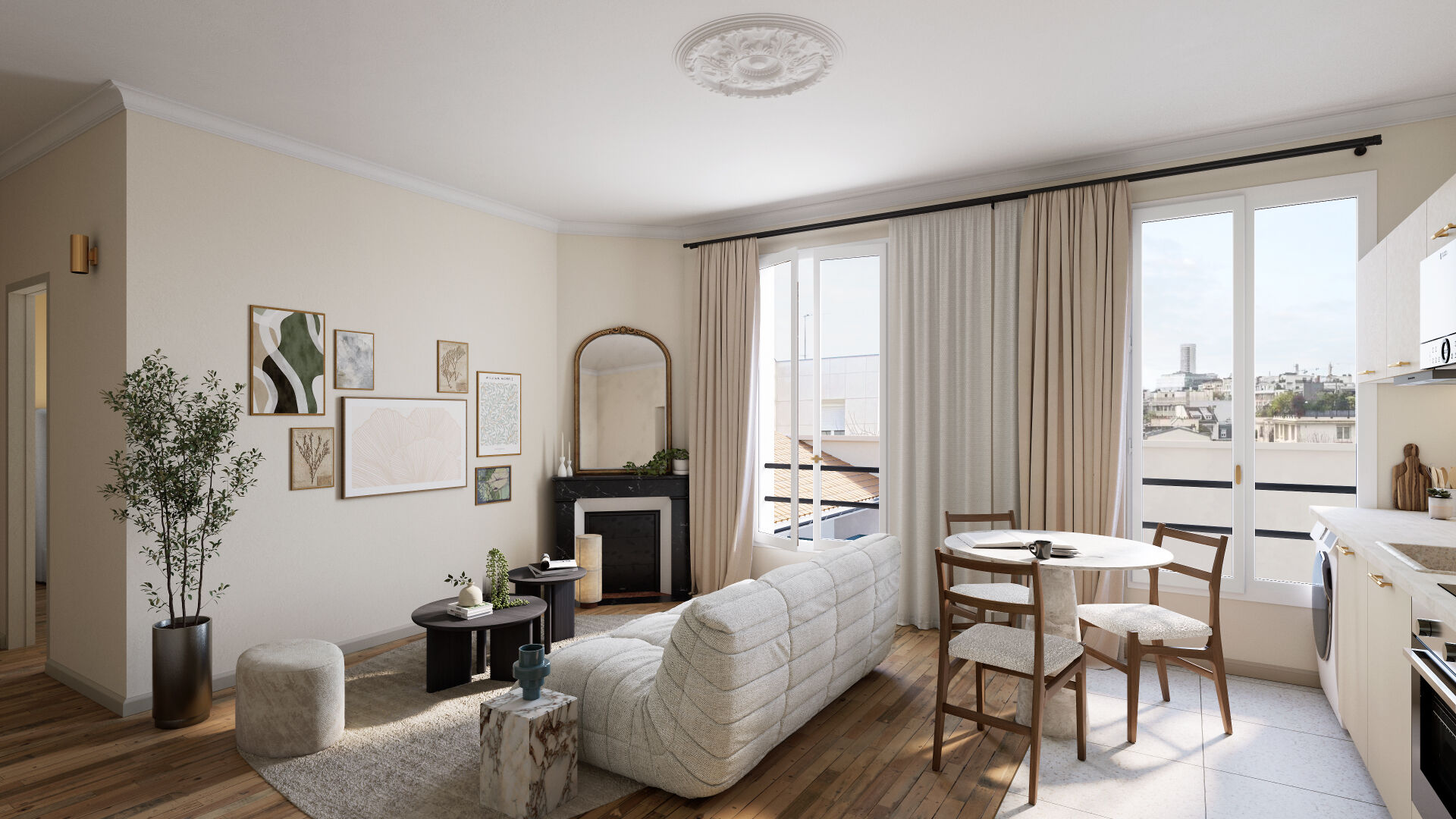 Photo Rue Marjolin 2 pièces 1 chambre asc et 1 cave image 4/5