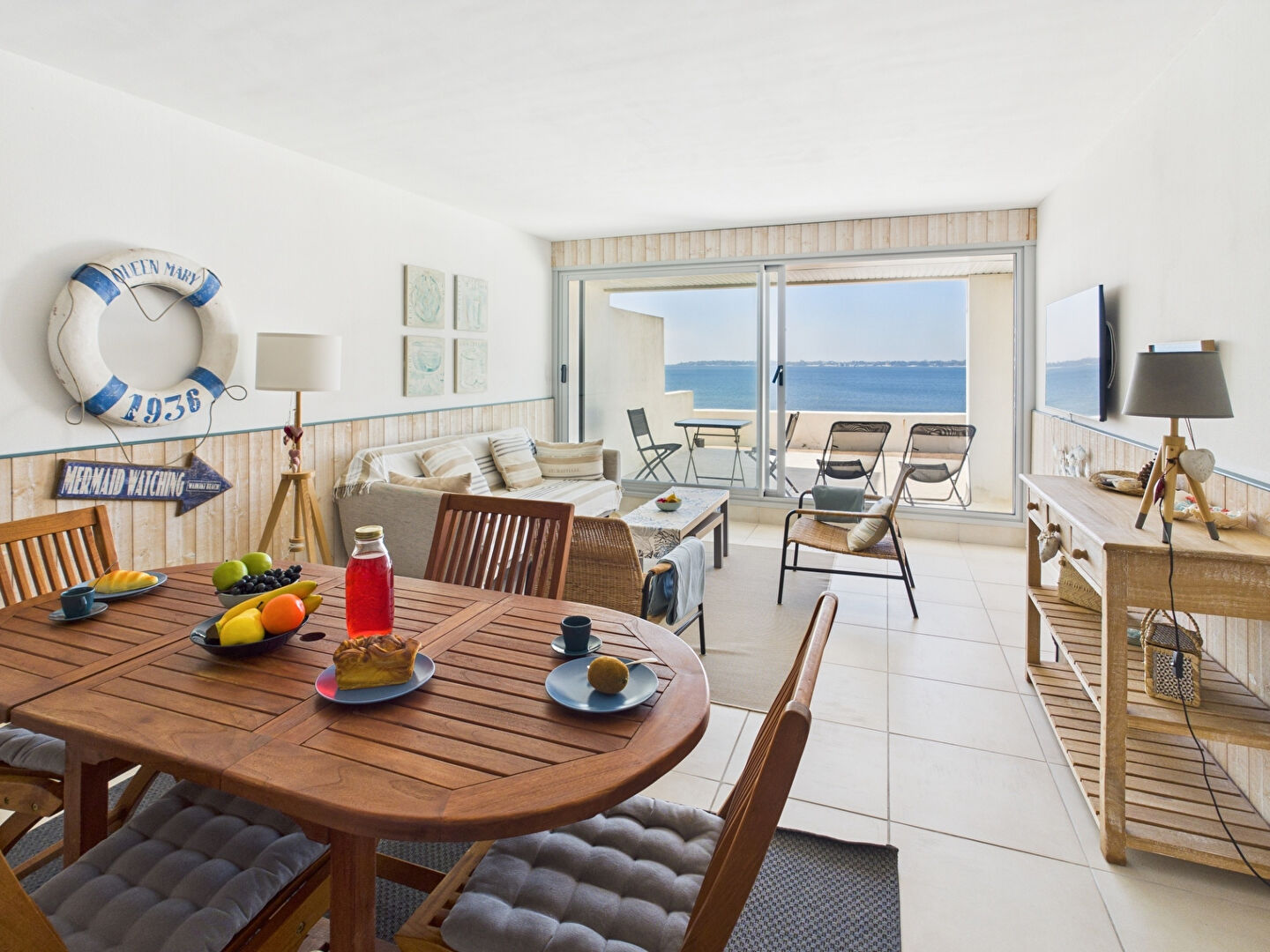 Photo -TE MOANA- BEAU T2 BIS SURPLOMBANT LA MER + PARKING image 3/6