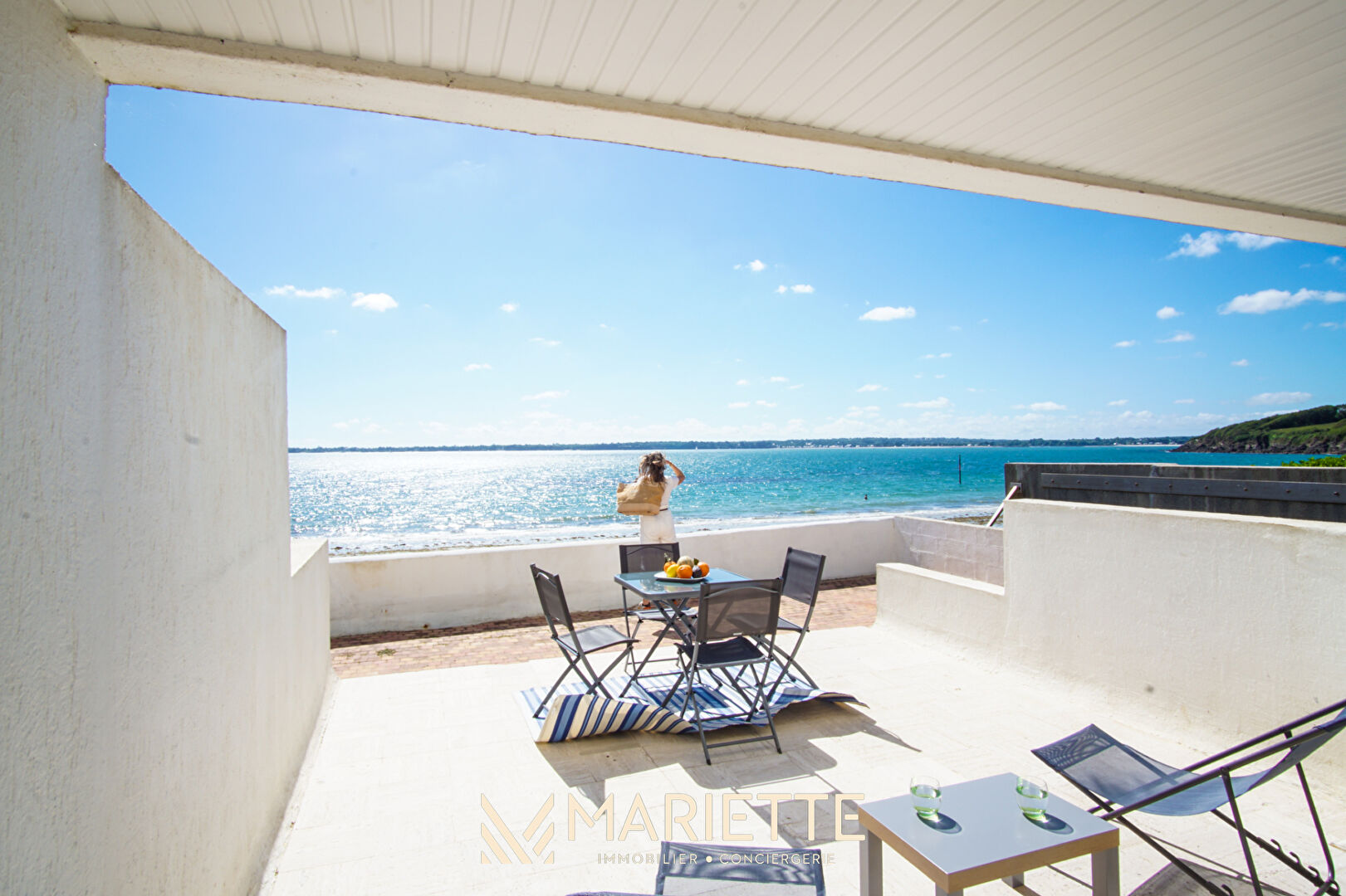 Photo -TE MOANA- BEAU T2 BIS SURPLOMBANT LA MER + PARKING image 6/6