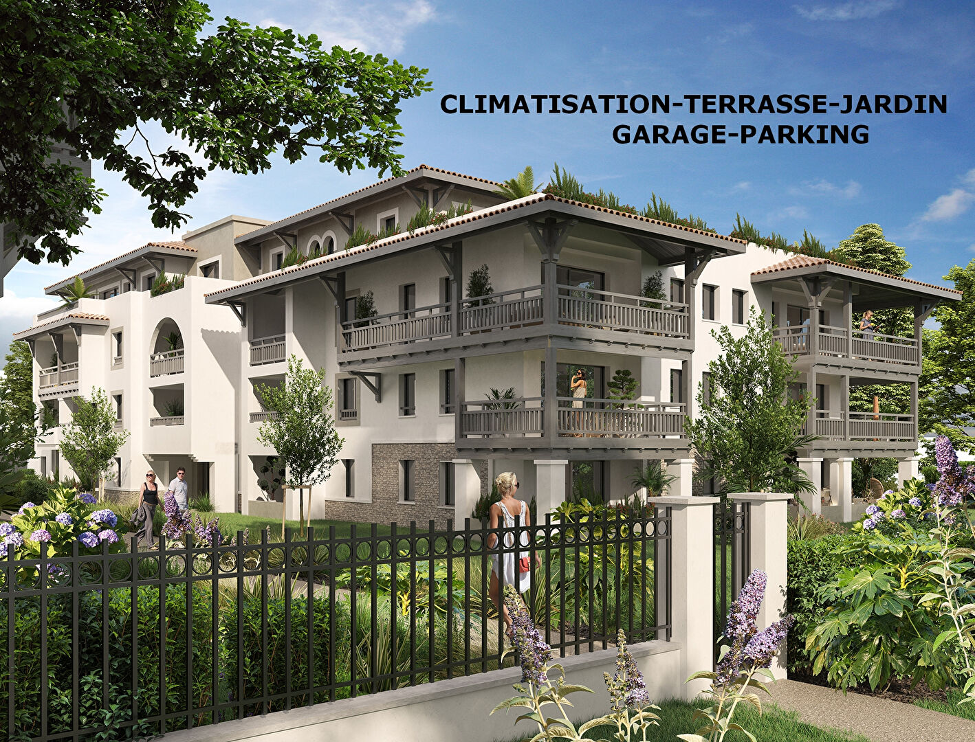 Photo EXCLUSIVITÉ  PRIX DIRECT PROMOTEUR  ANGLET CENTRE - APPARTEMENT T4 TERRASSE - JARDIN image 2/6
