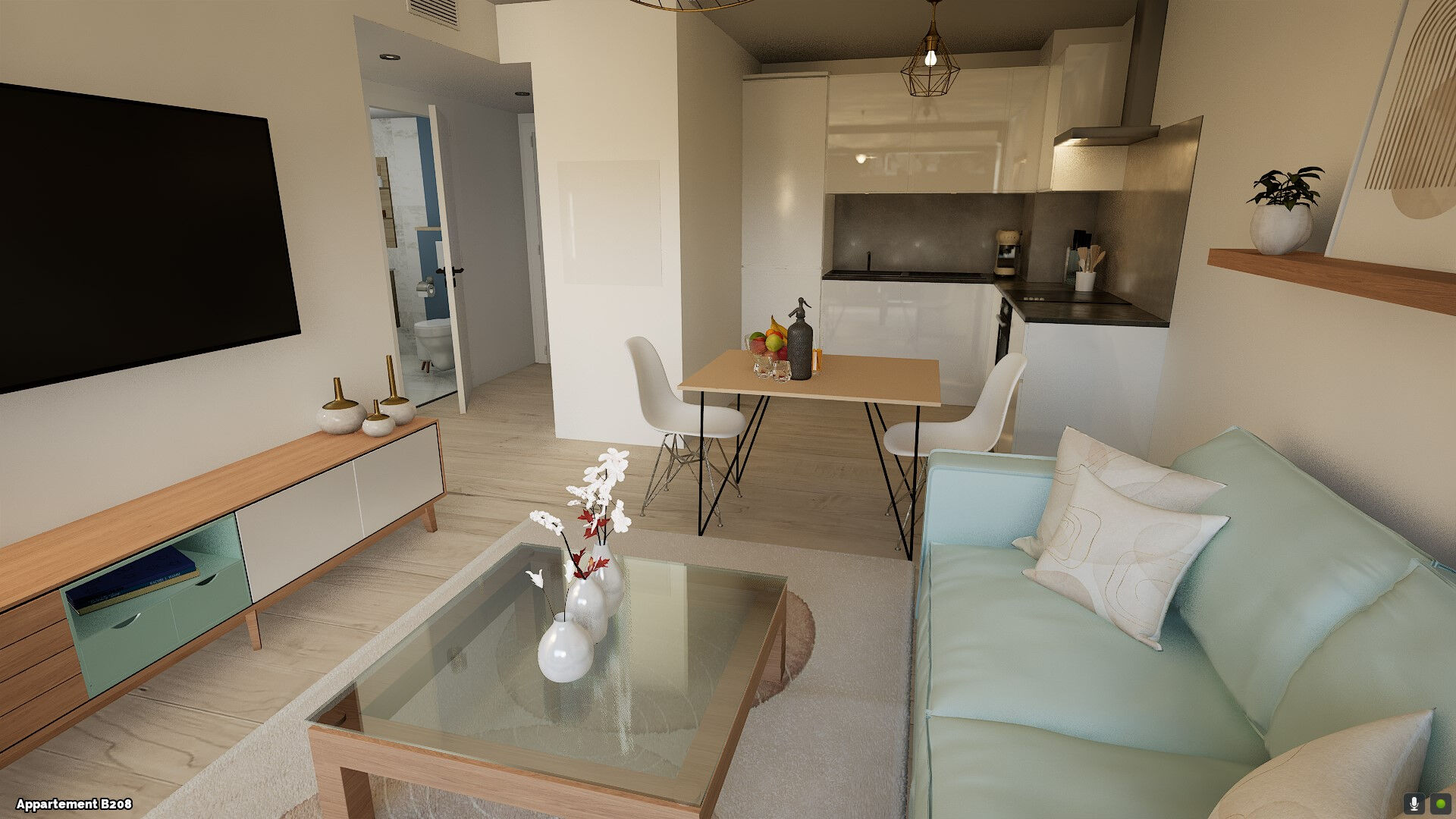 Photo EXCLUSIVITÉ  PRIX DIRECT PROMOTEUR  ANGLET CENTRE ? APPARTEMENT T2 TERRASSE ? VUE DÉGAGÉE image 2/6