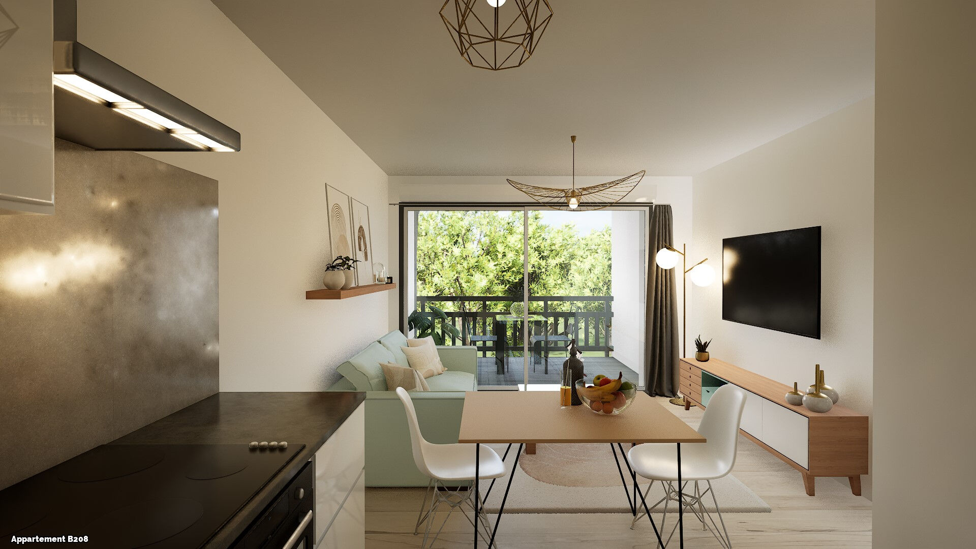 Photo EXCLUSIVITÉ  PRIX DIRECT PROMOTEUR  ANGLET CENTRE ? APPARTEMENT T2 TERRASSE ? VUE DÉGAGÉE image 3/6