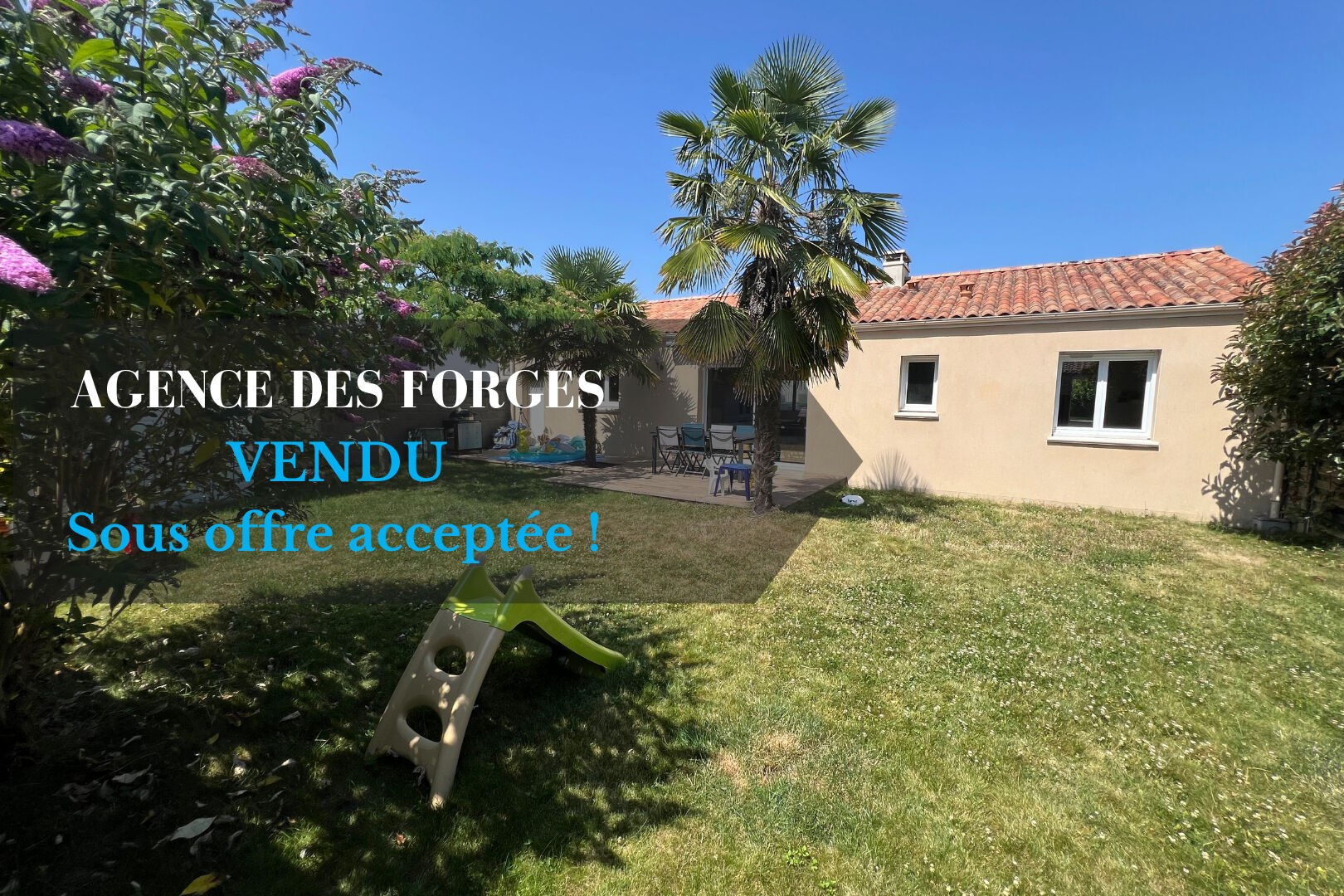 Maison individuelle plain-pied, Maisdon Sur Sevre, 86 m2, 3 chambres, jardin, garage.