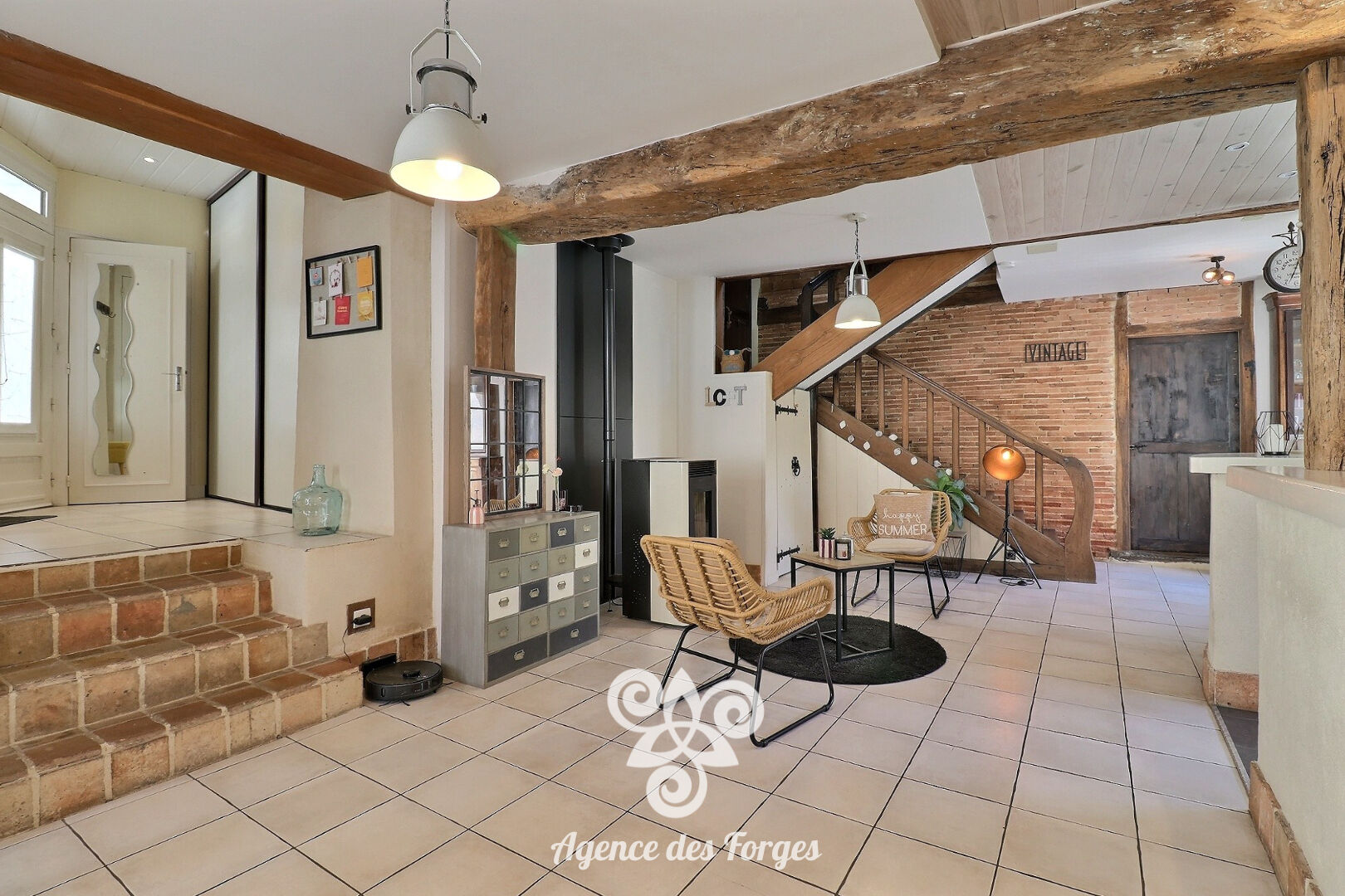 Maison de bourg de 173 m2 / 4 chambres / Beaupréau