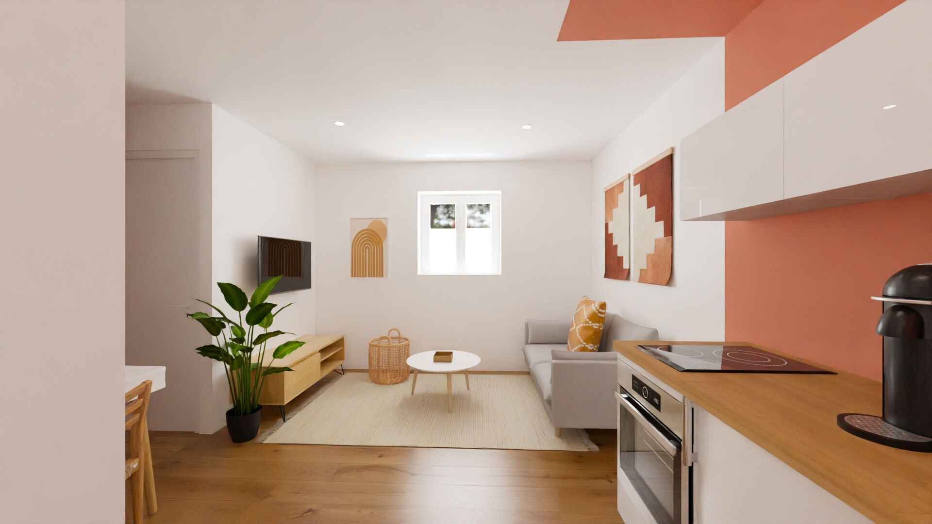 A 7 MIN D'AIZENAY, appartement T1bis de 25 m² entièrement rénové