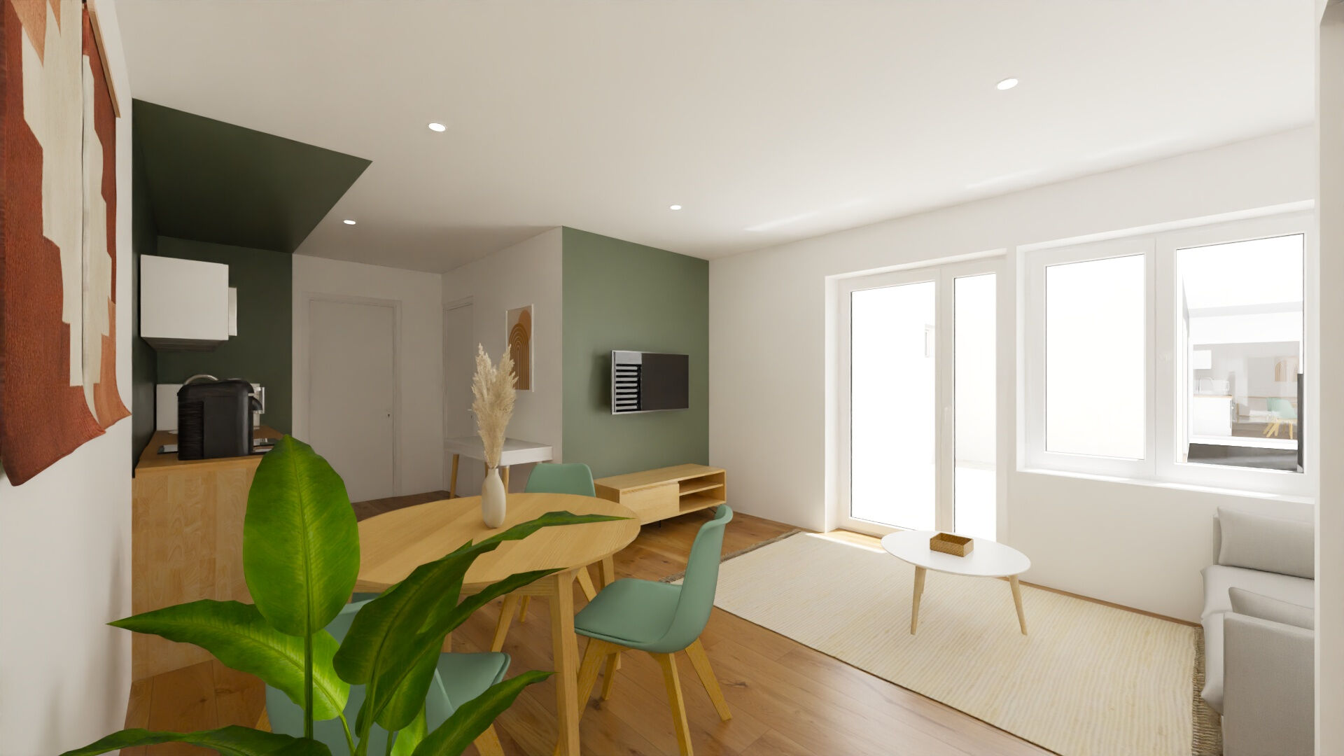 A 7 MIN D'AIZENAY, appartement T2 de 39 m² entièrement rénové avec terrasse