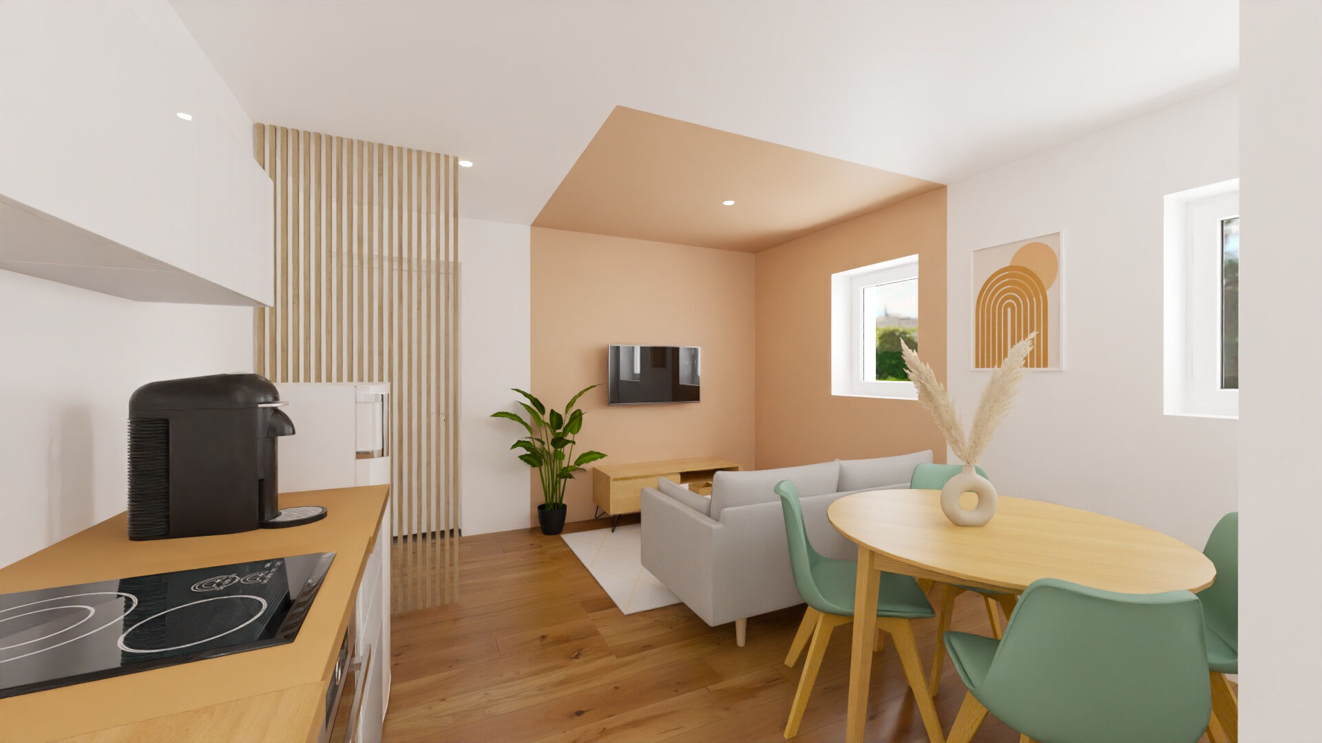 A 7 MIN D'AIZENAY,  apppartement T2 de 32 m² entièrement rénové