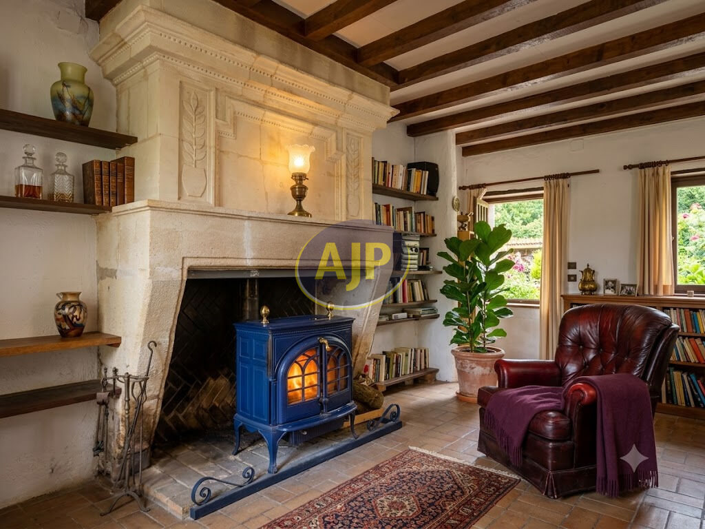 BÉDENAC - PROPRIÉTÉ DE 240 M², 5 CHAMBRES, PISCINE ET PARC ARBORÉ - photo 12