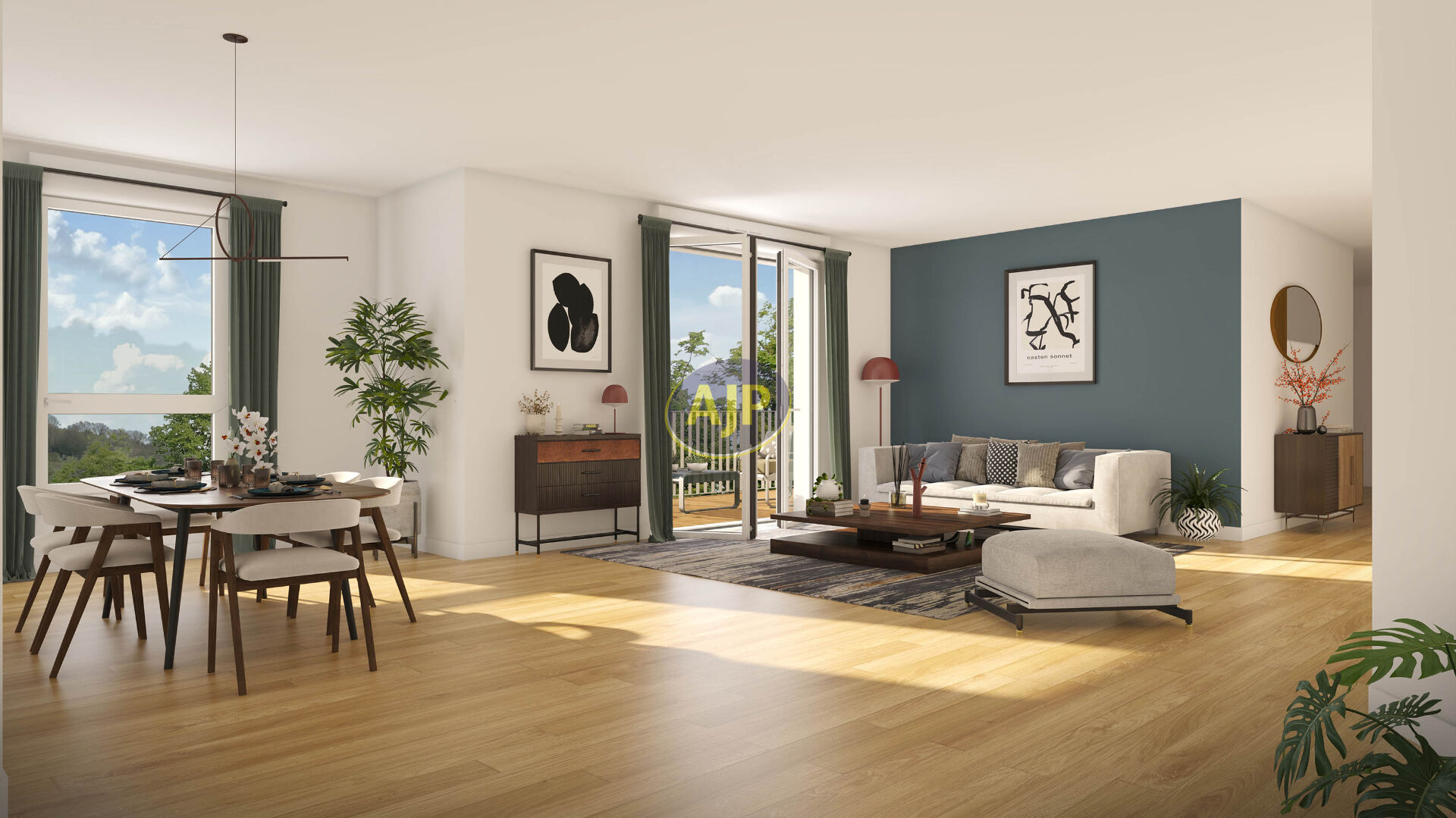 CENON  - APT T3 NEUF AVEC BALCON - photo 1