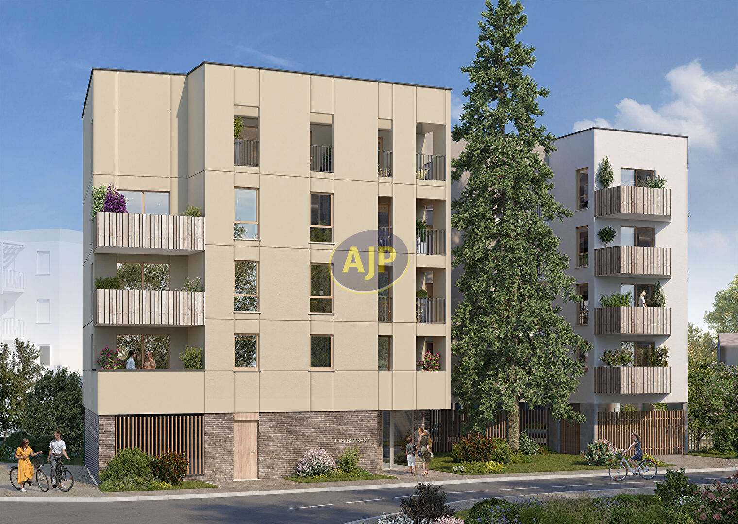 CENON  - APT T3 NEUF AVEC BALCON - photo 2
