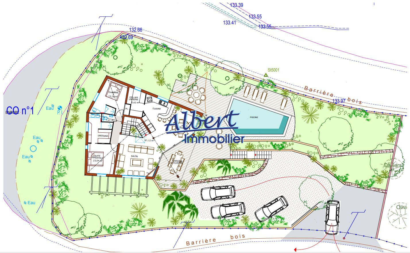 Photo Terrain Ollioules 1027 m2 image 2/6