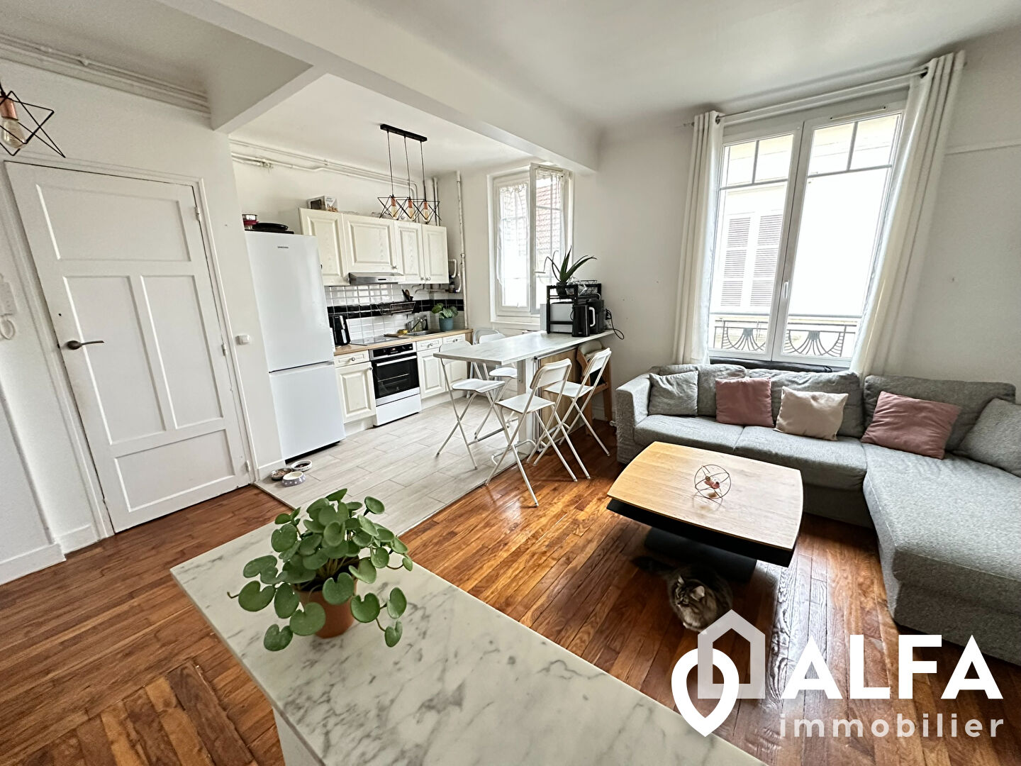 Photo Appartement Enghien Les Bains 2 pièces 40 m2 avec terrasse. image 4/6