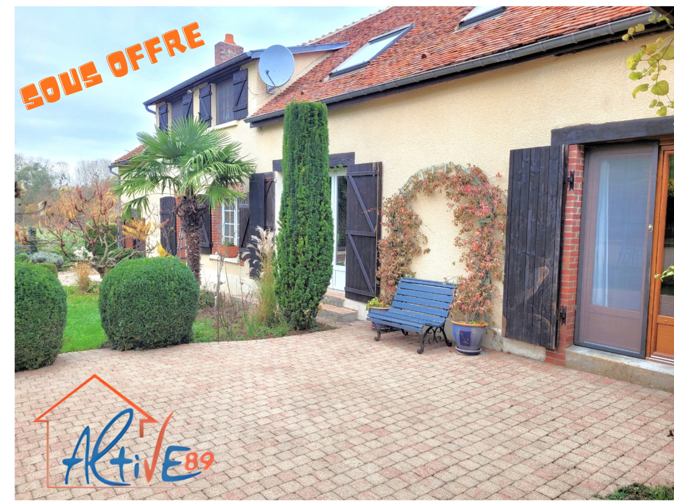 Ancienne fermette du 19ème siècle - Secteur Joigny 5 minutes gare.