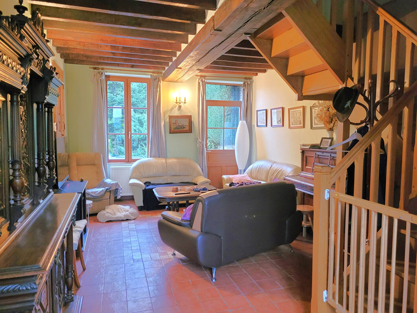 Photo Ferme et dépendances à 5 minutes de TOUCY sur 5.5 hectares de terrains et forêt image 3/6