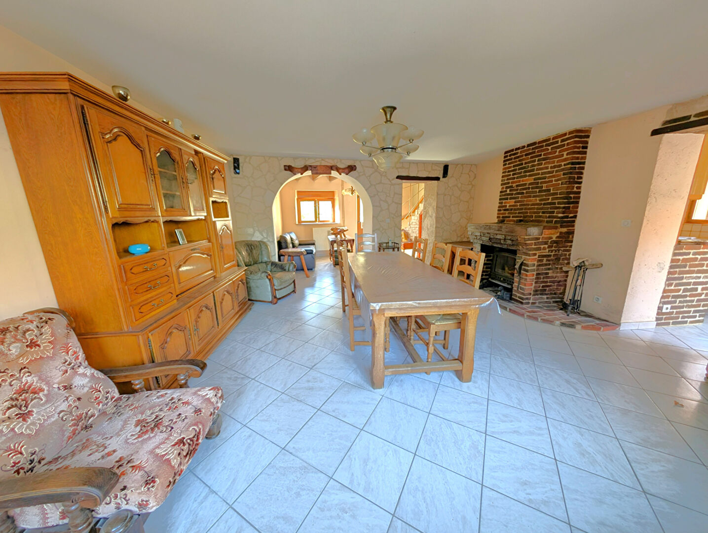 Photo Maison ancienne sans travaux sur le secteur de Pourrain entre Auxerre et Toucy de 90m² habitable et son jardin de 770m² image 5/6