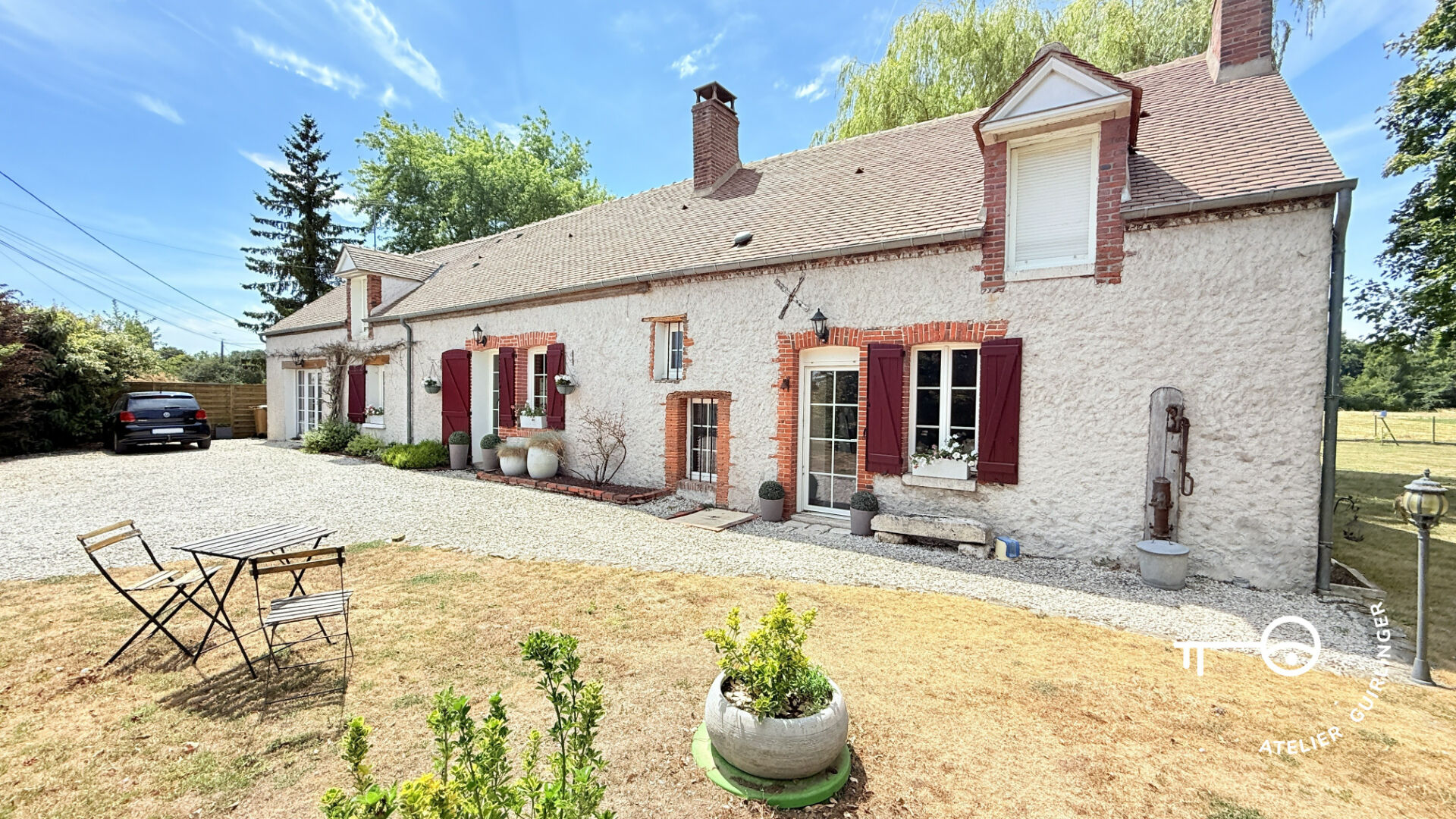 Coup de coeur en Gâtinais : longère rénovée dans un cadre enchanteur