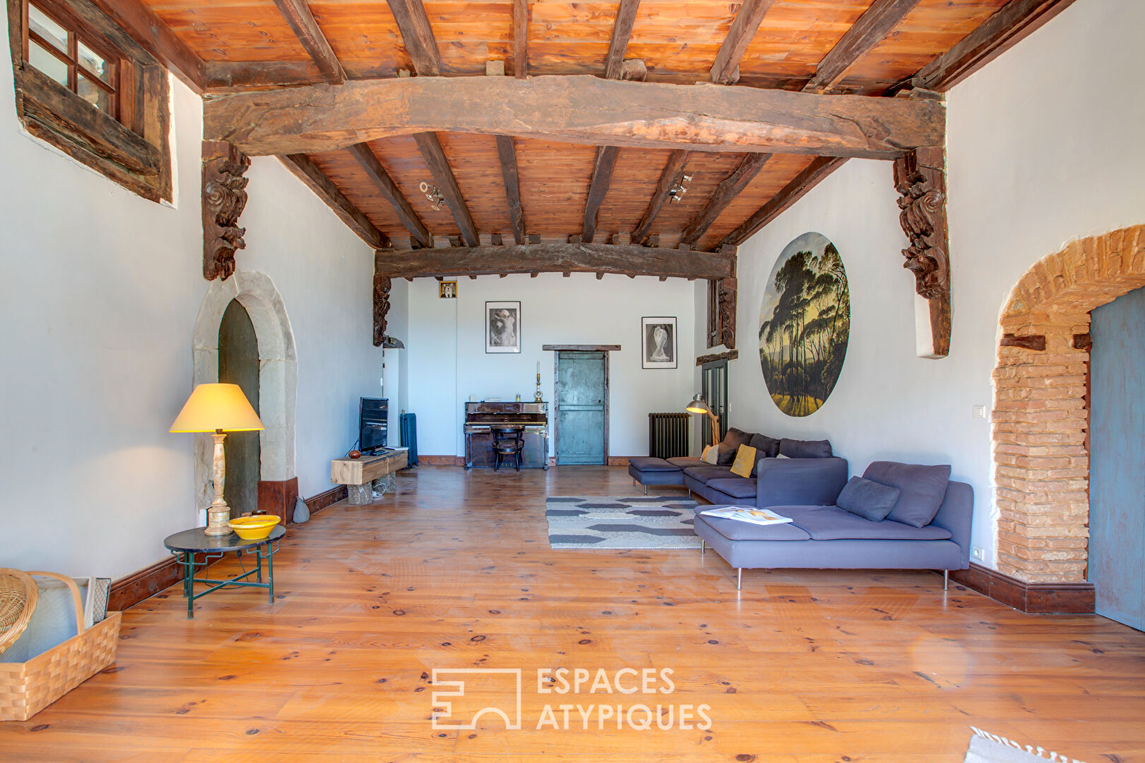 Photo Vue Pyrénées et charme de l'ancien : propriété familiale avec dépendance et piscine image 4/6