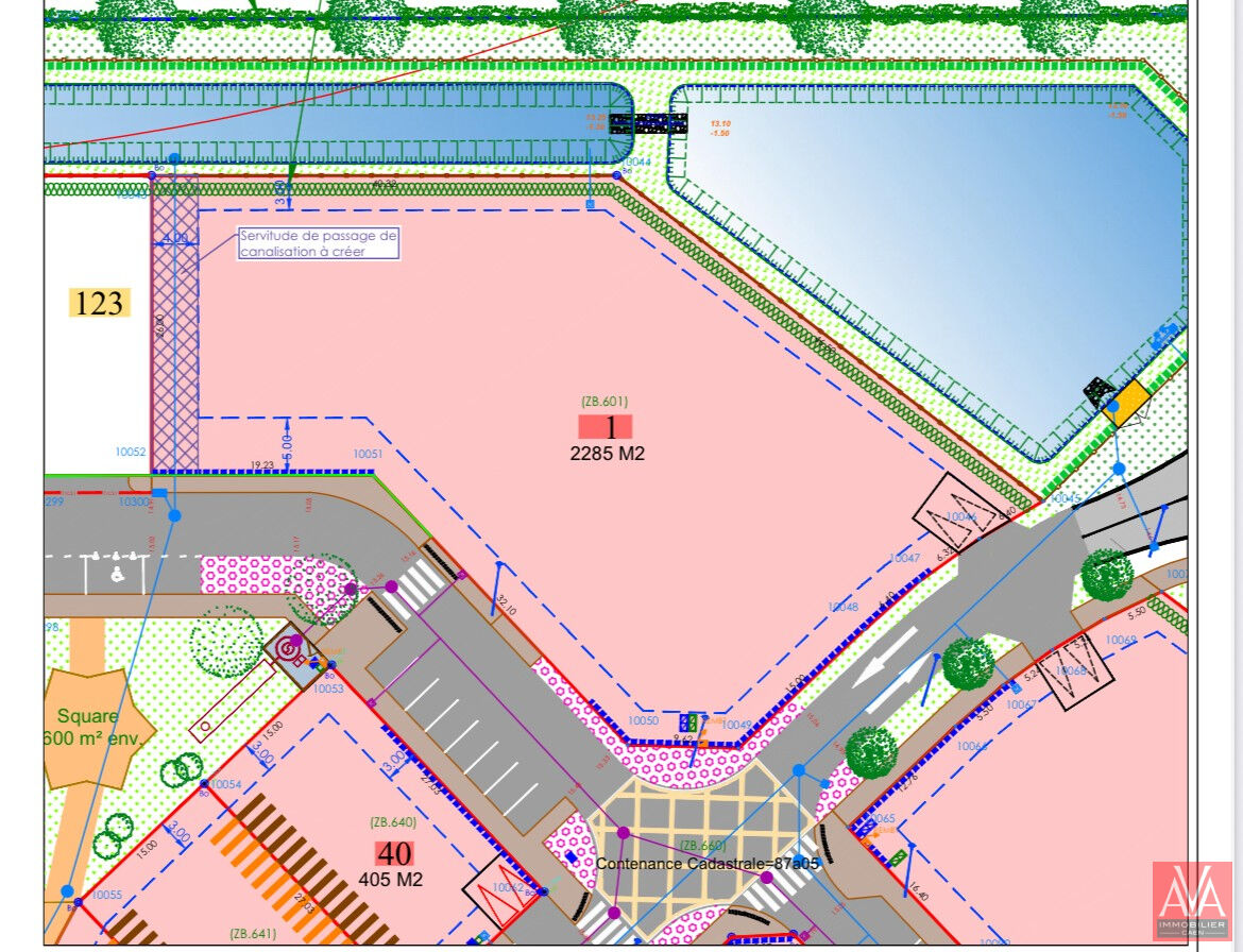 Terrain à bâtir pour locaux professionnels Caaen sud