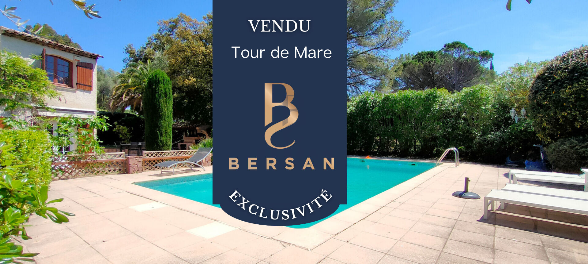 ** VENDU PAR VOTRE AGENCE BERSAN Immobilier** VILLA TOUR DE MARE - QUARTIER RECHERCHÉ
