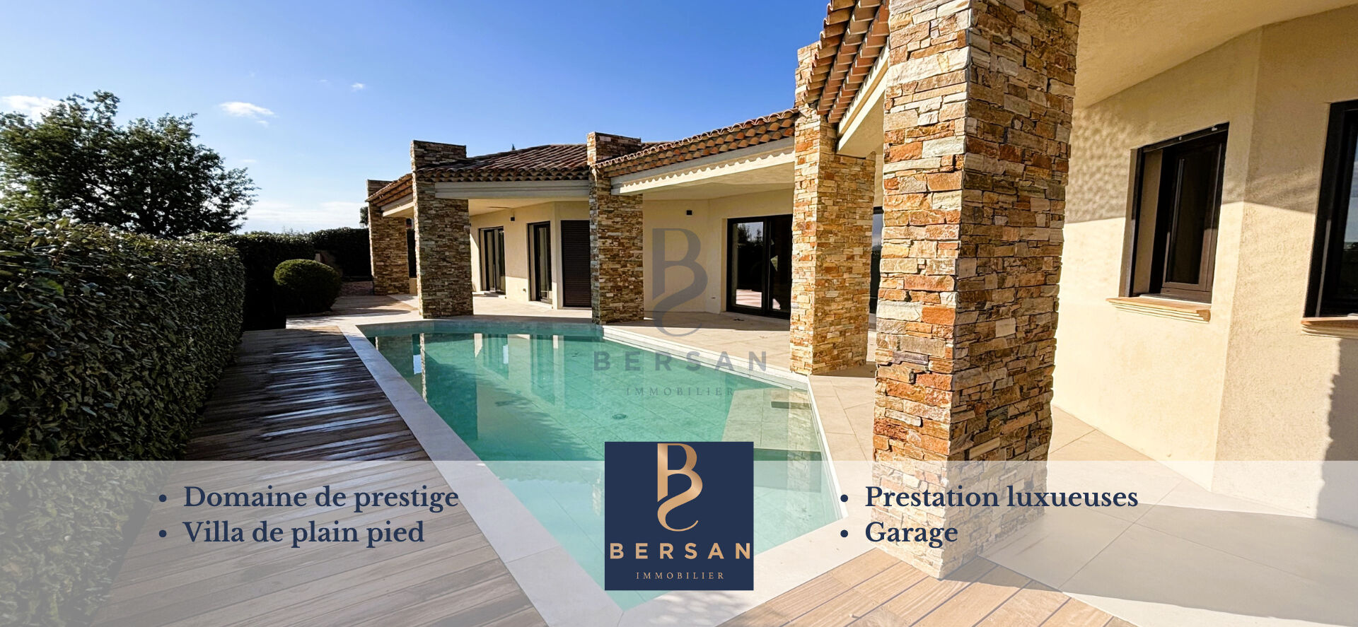 SUPERBE VILLA CONTEMPORAINE NEUVE