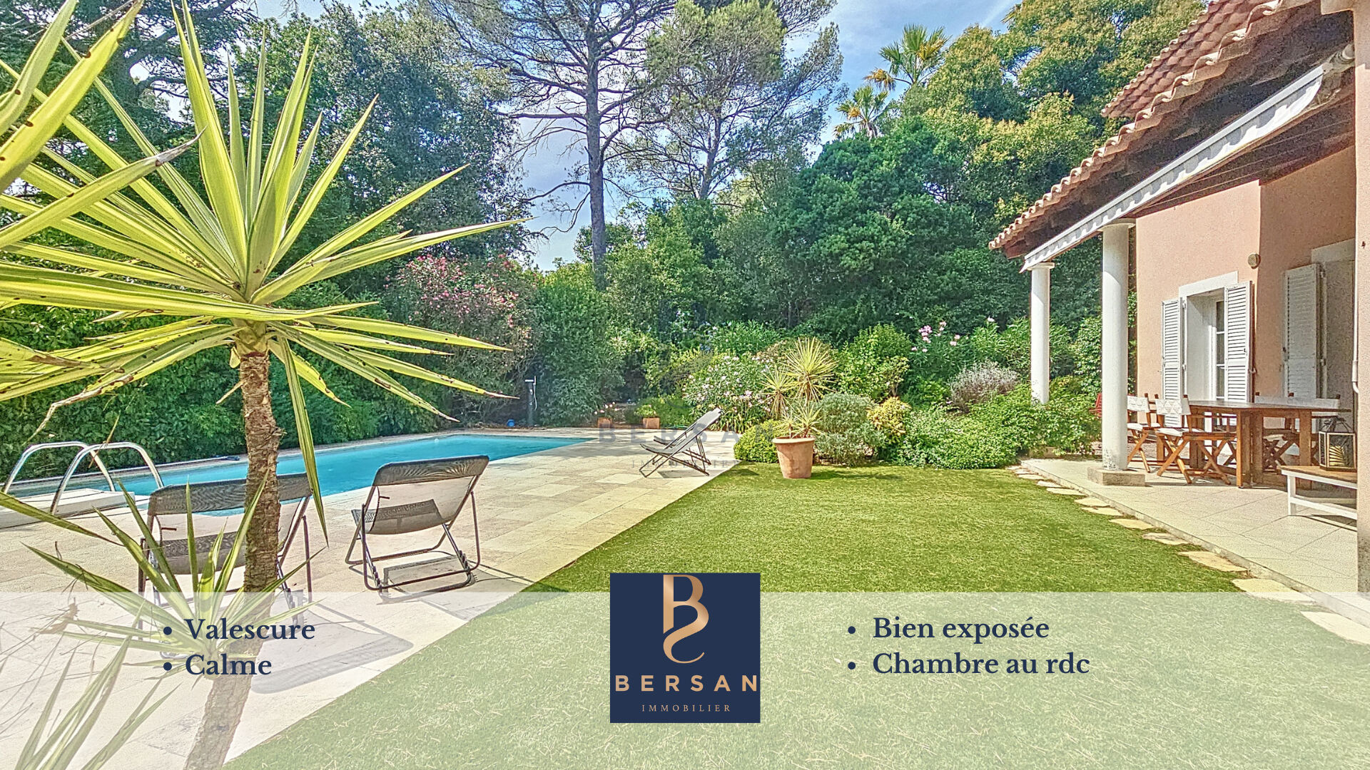 VILLA VALESCURE PROCHE GOLF