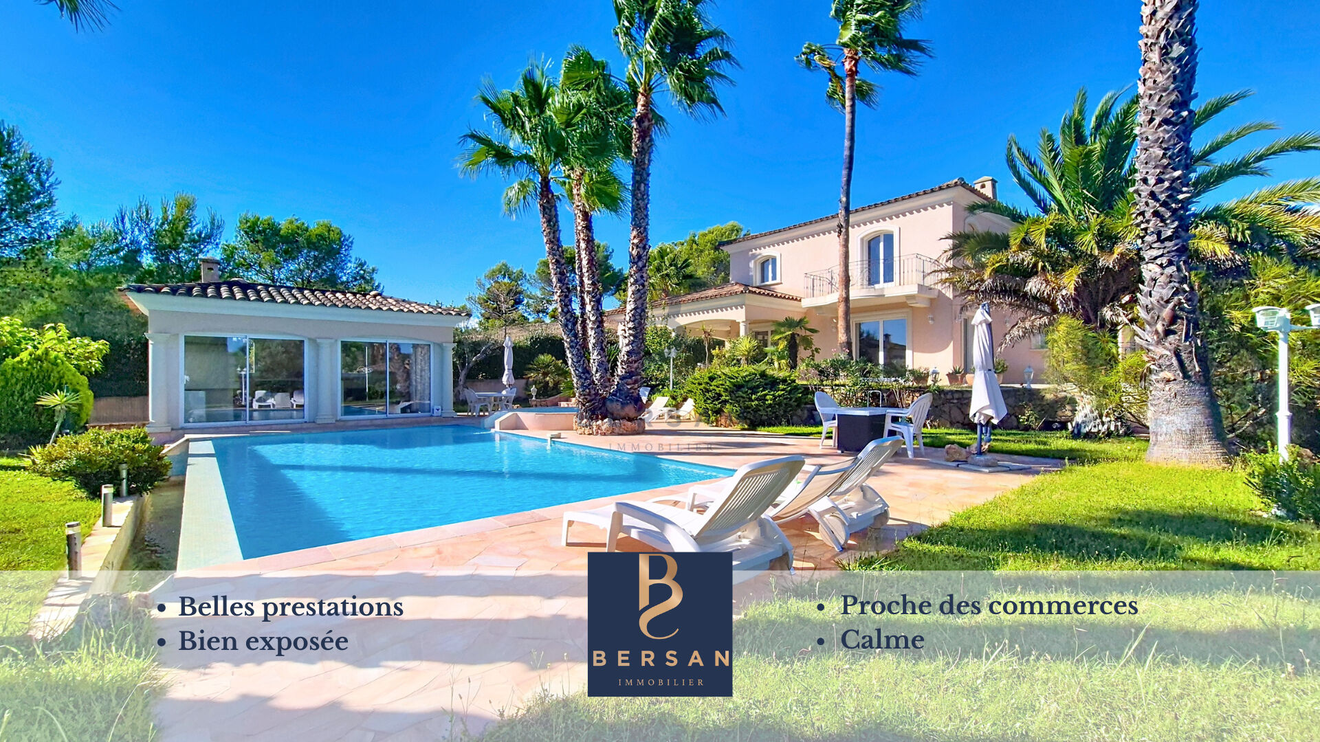 VILLA SAINT RAPHAEL DANS QUARTIER RECHERCHÉ