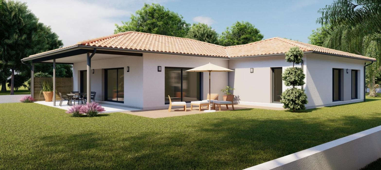 Photo Terrain Creon 402 m2 image 3/3