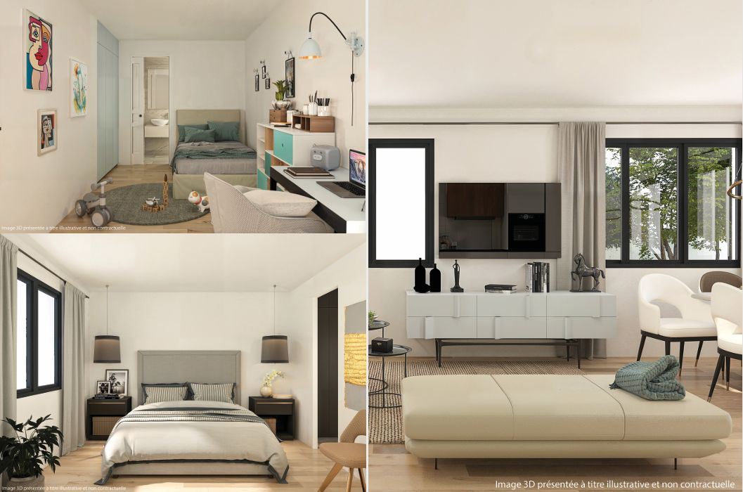 Photo SPLENDIDE 3 PIECES + BALCON & PARKING - IMMEUBLE NEUF  ** QUARTIER PLATEAU ** image 4/5