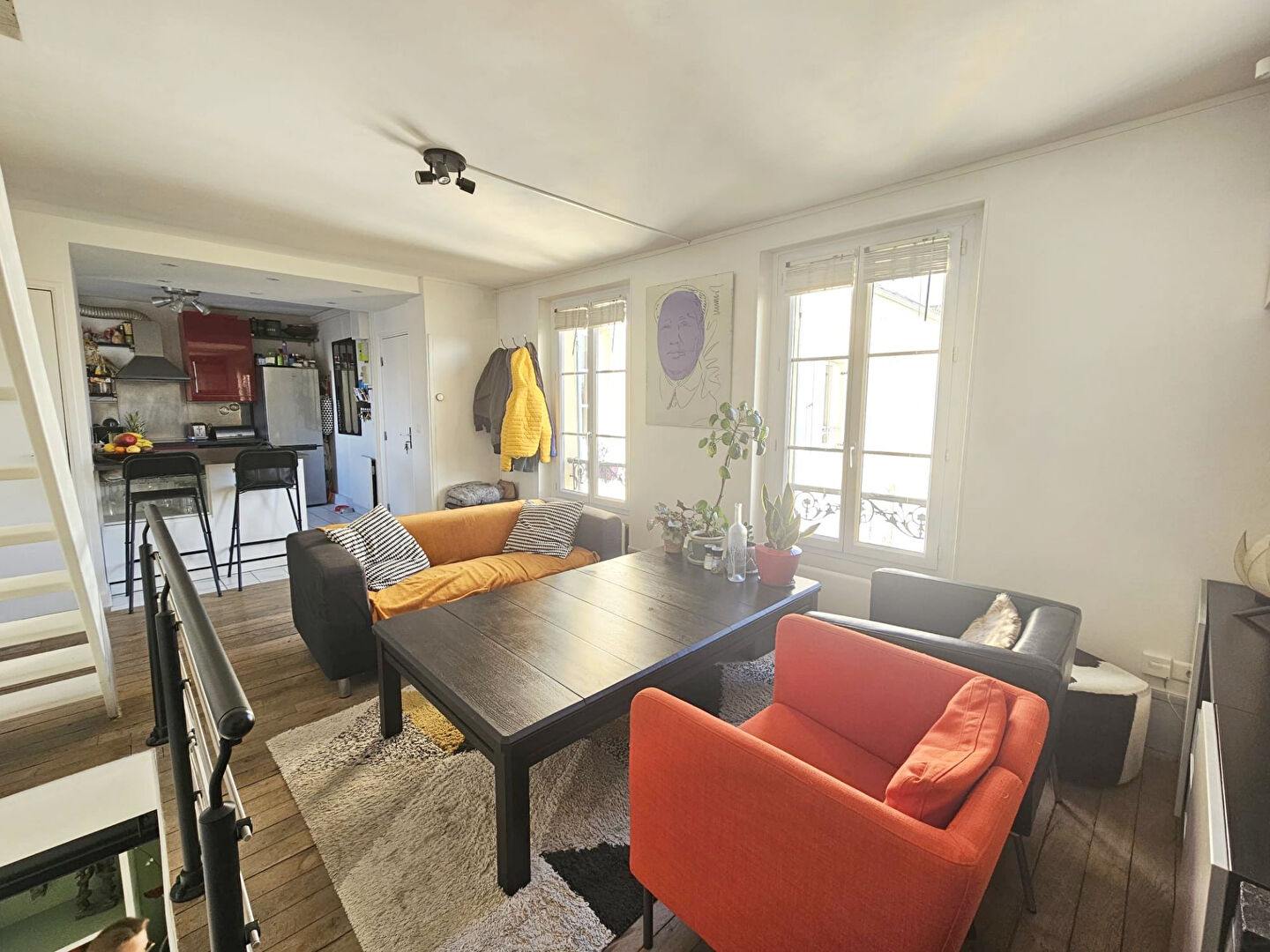 Photo SUPERBE TRIPLEX 3 PIECES + CAVE  ** QUARTIER VILLAGE - 8 min RER A & BOIS ** image 5/6