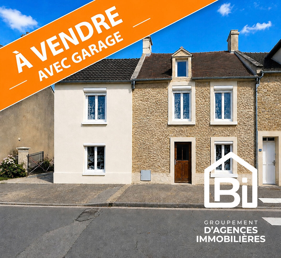 BERNIERES SUR MER Maison de ville avec garage
