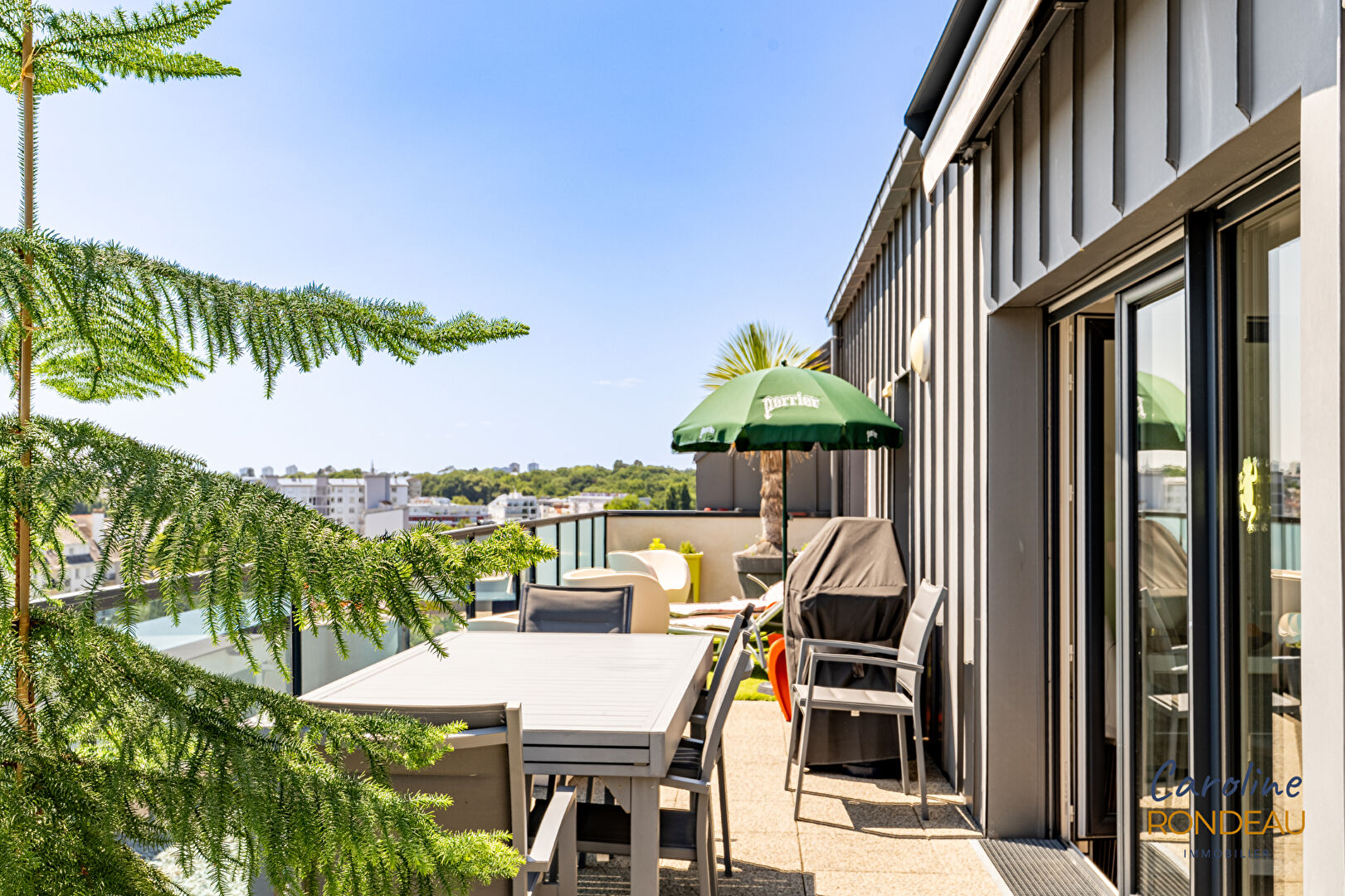 Photo SOUS OFFRE ACCEPTEE Nantes Tortière Saint Donatien appartement T4 en dernier étage terrasse ascenseur box image 1/6