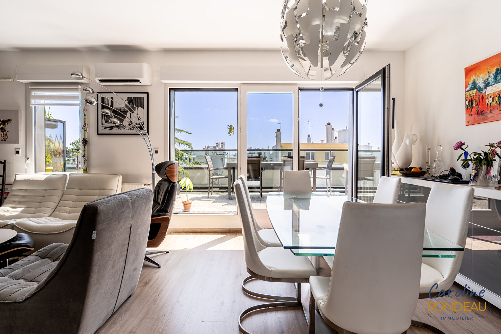 Photo SOUS OFFRE ACCEPTEE Nantes Tortière Saint Donatien appartement T4 en dernier étage terrasse ascenseur box image 2/6