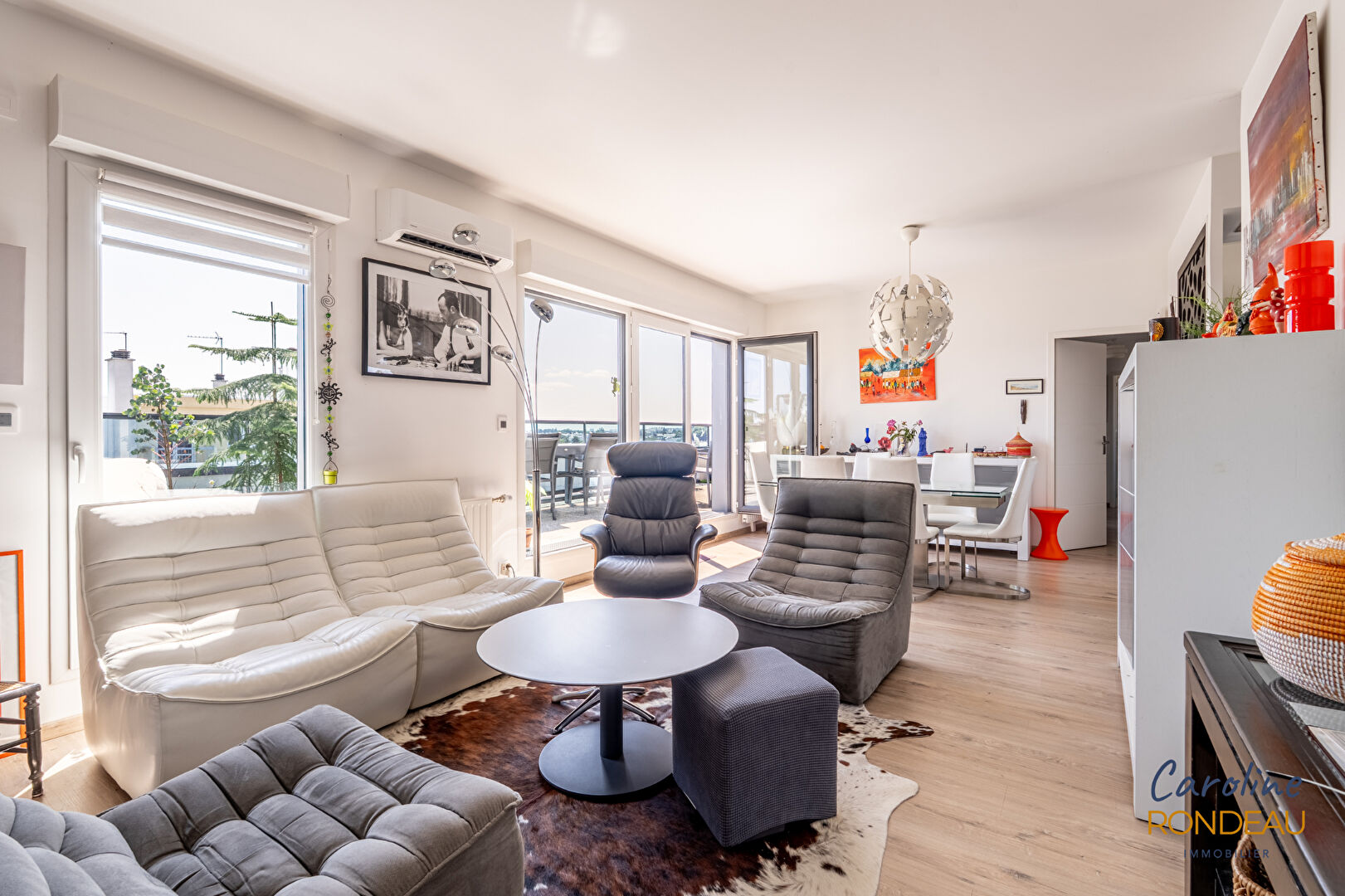 Photo SOUS OFFRE ACCEPTEE Nantes Tortière Saint Donatien appartement T4 en dernier étage terrasse ascenseur box image 3/6