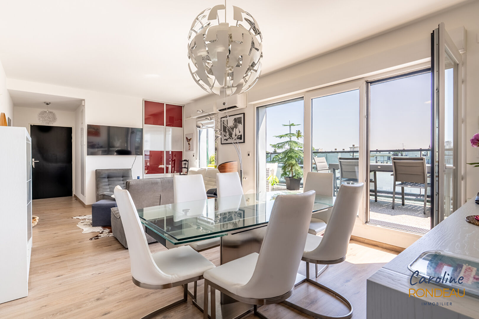 Photo SOUS OFFRE ACCEPTEE Nantes Tortière Saint Donatien appartement T4 en dernier étage terrasse ascenseur box image 4/6