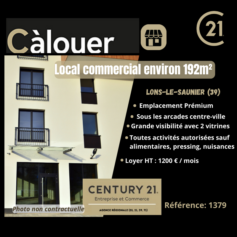 Commerce à louer